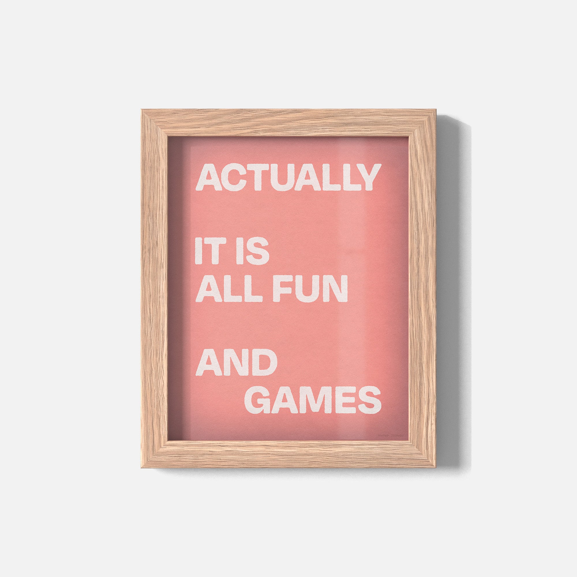 ACTUALLY PRINT