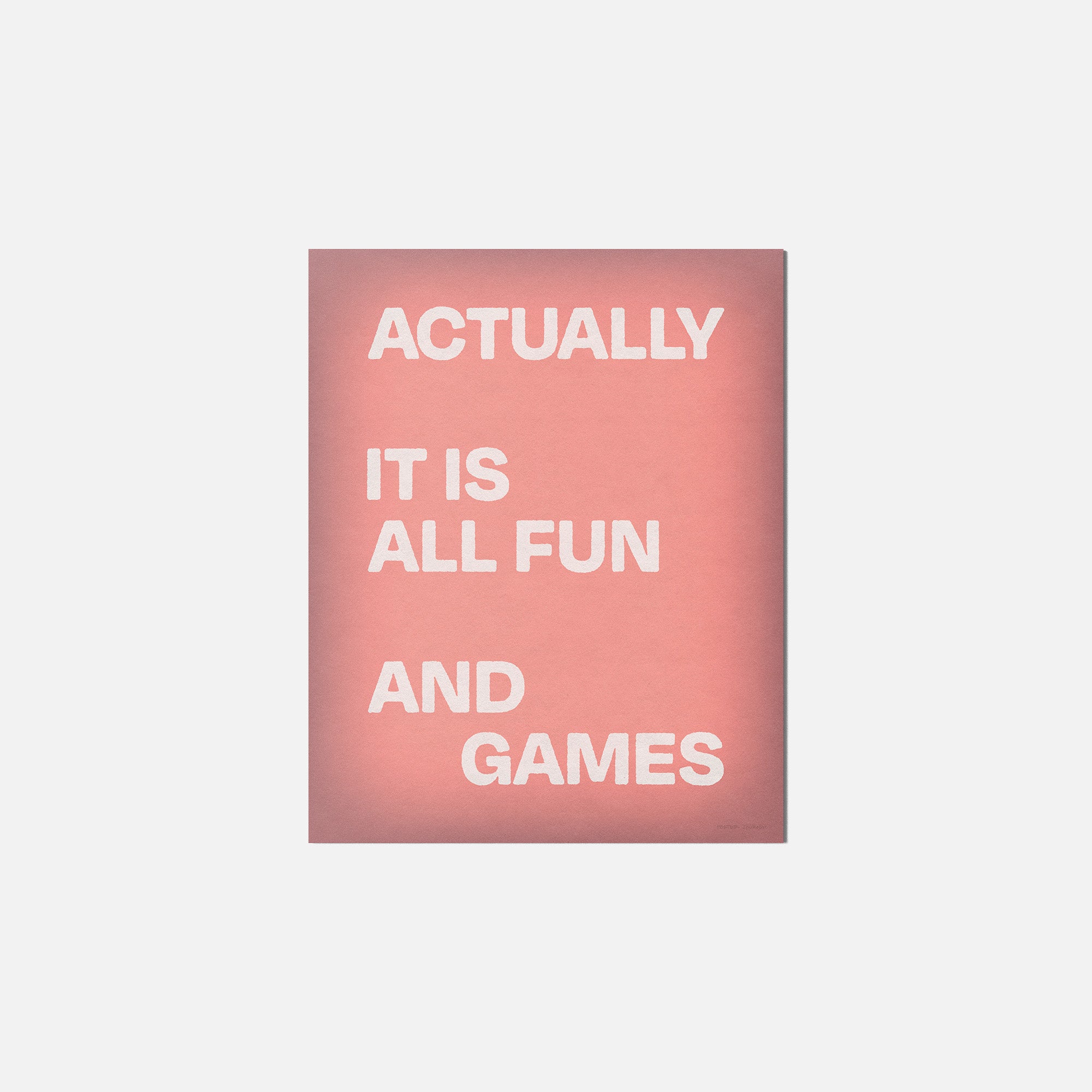 ACTUALLY PRINT