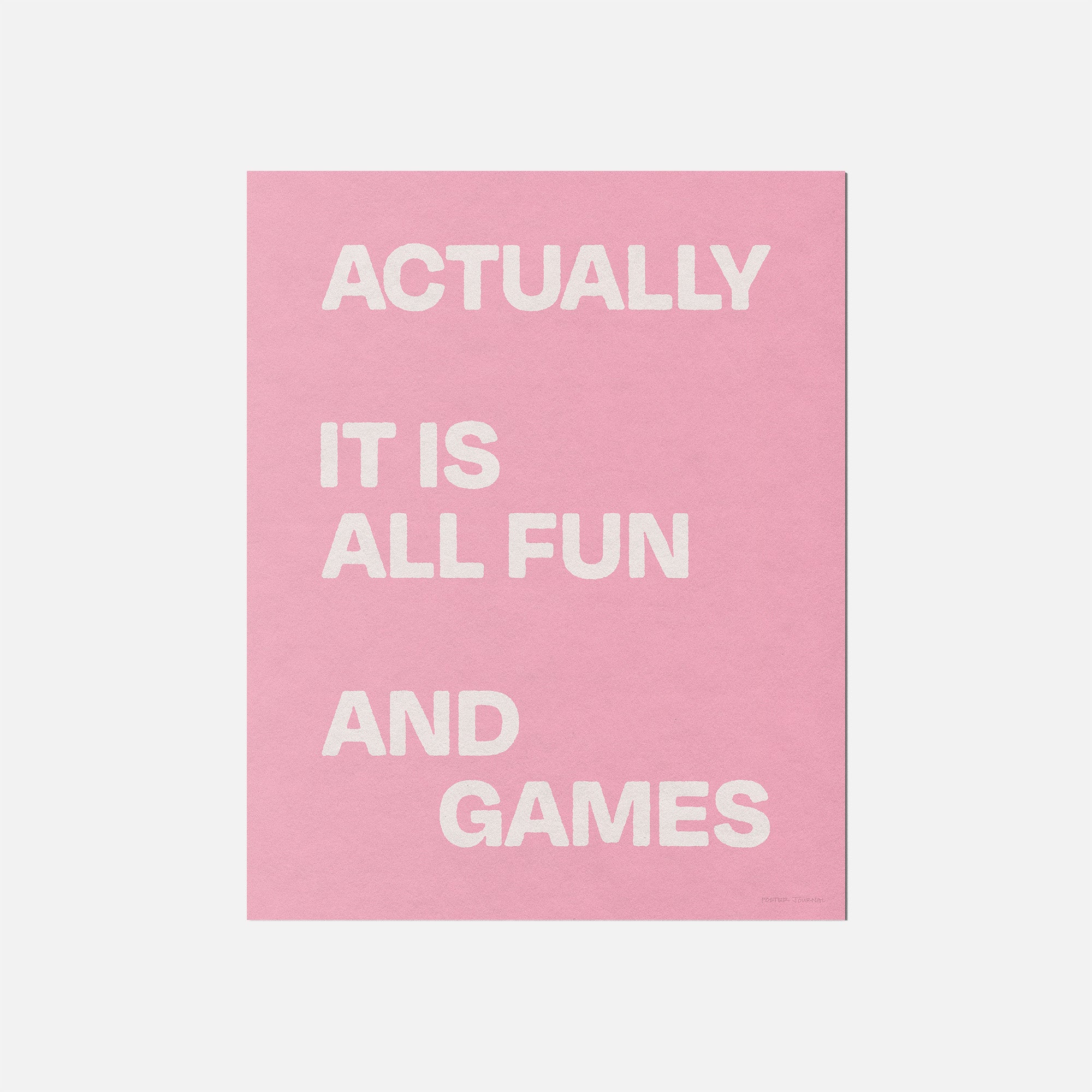 ACTUALLY PRINT