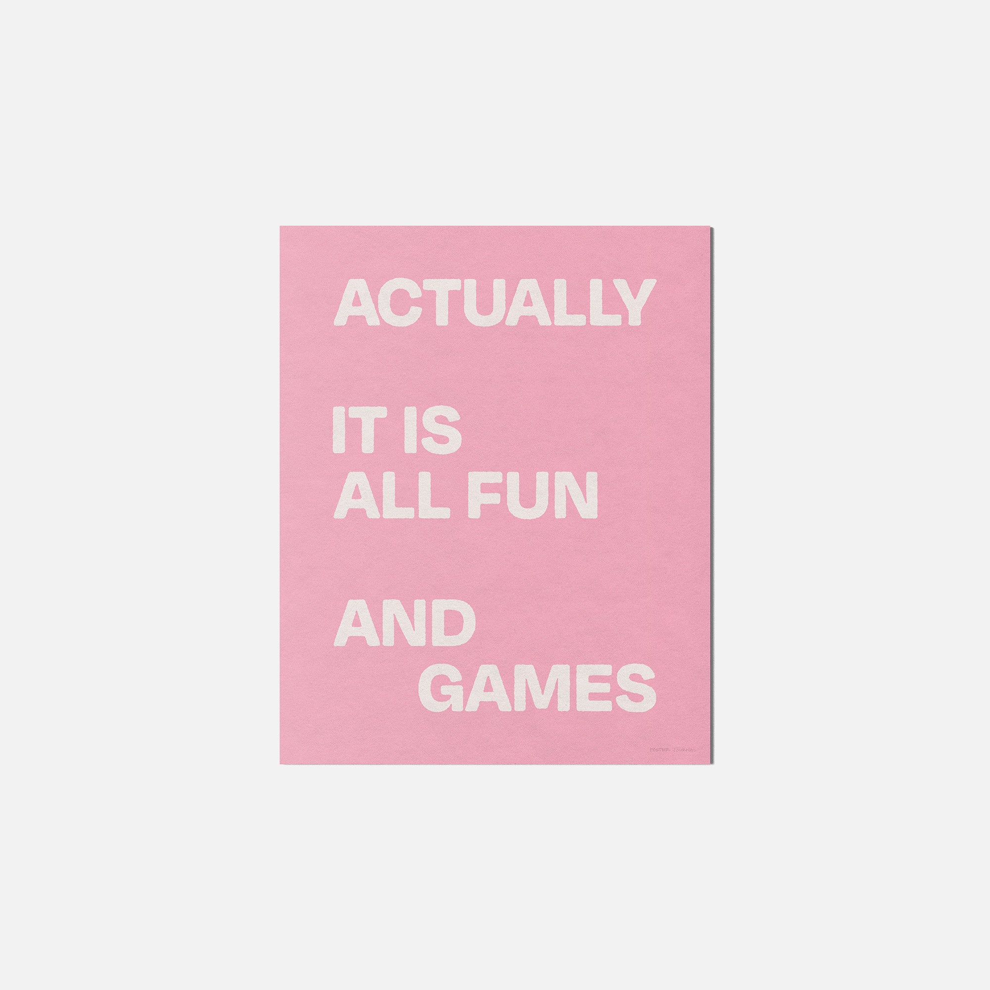 ACTUALLY PRINT