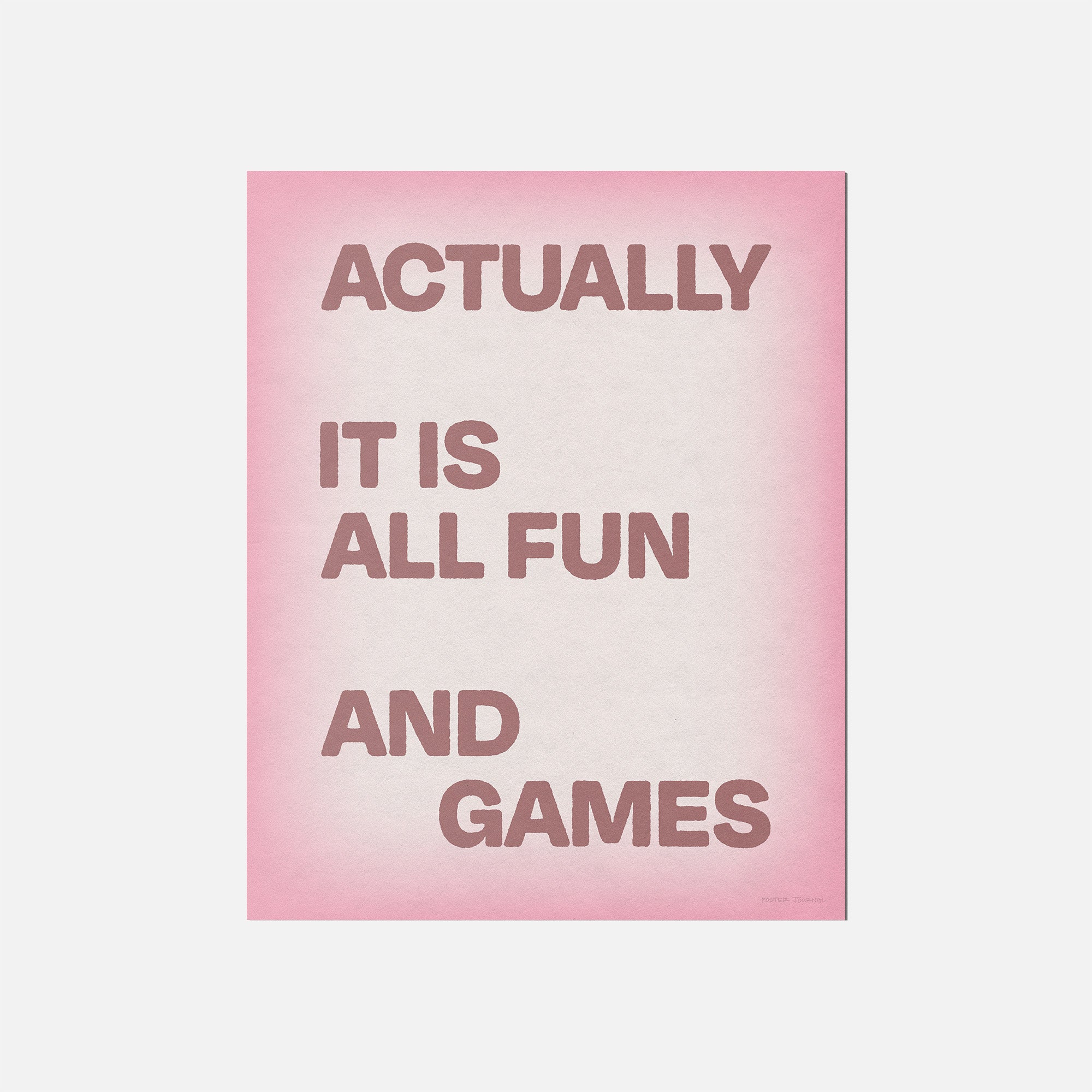 ACTUALLY PRINT