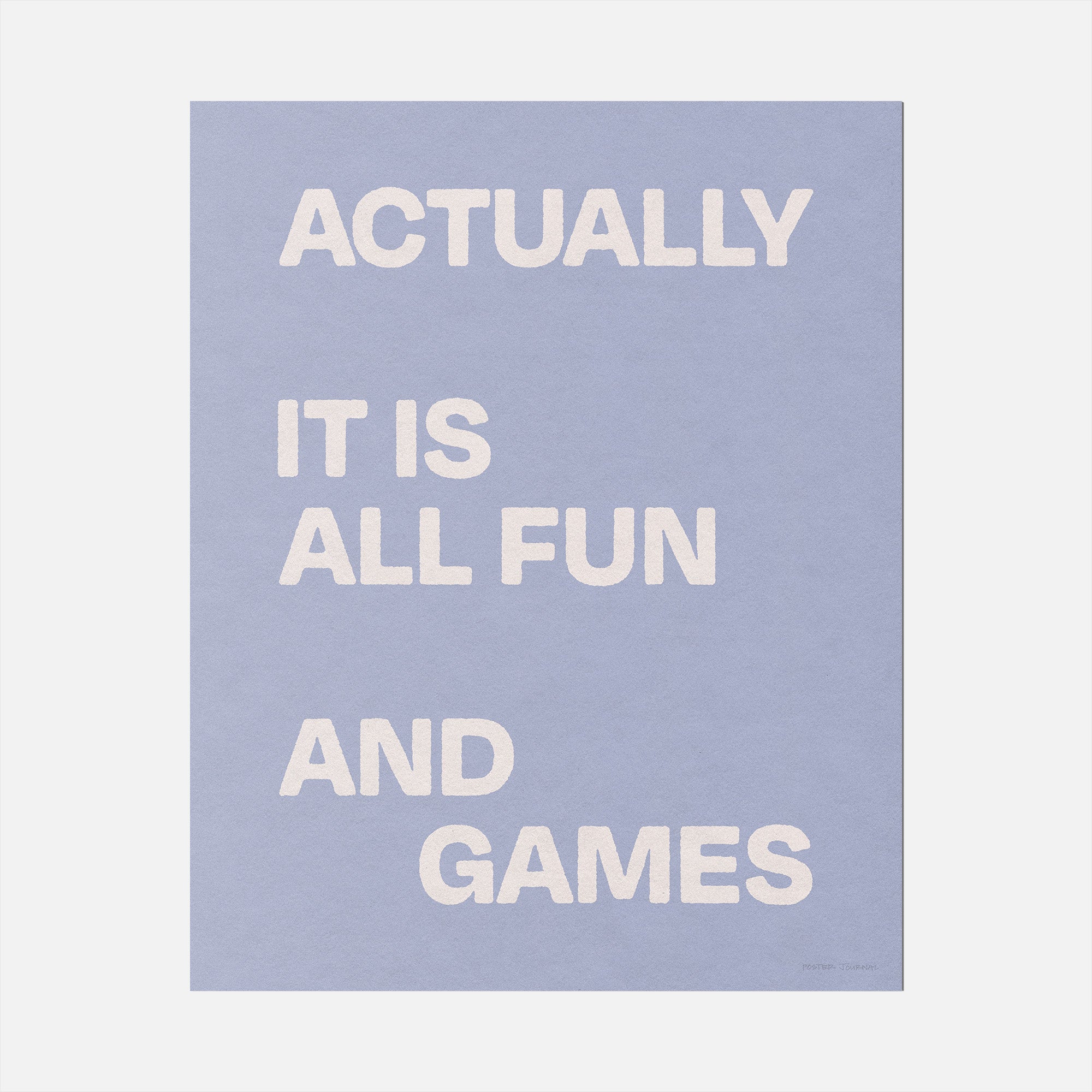 ACTUALLY PRINT