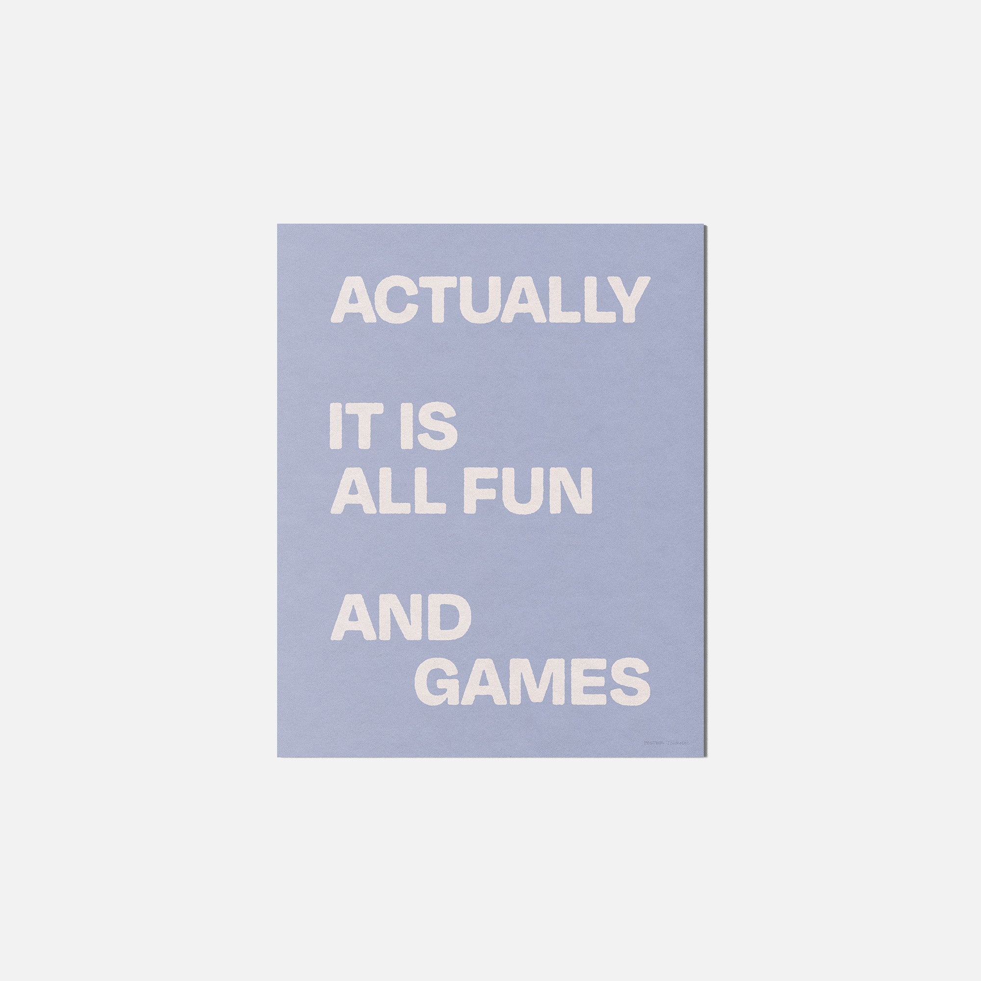 ACTUALLY PRINT