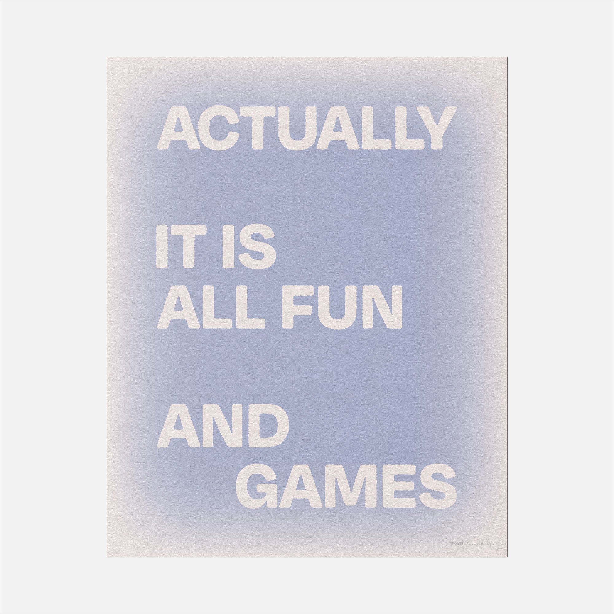 ACTUALLY PRINT