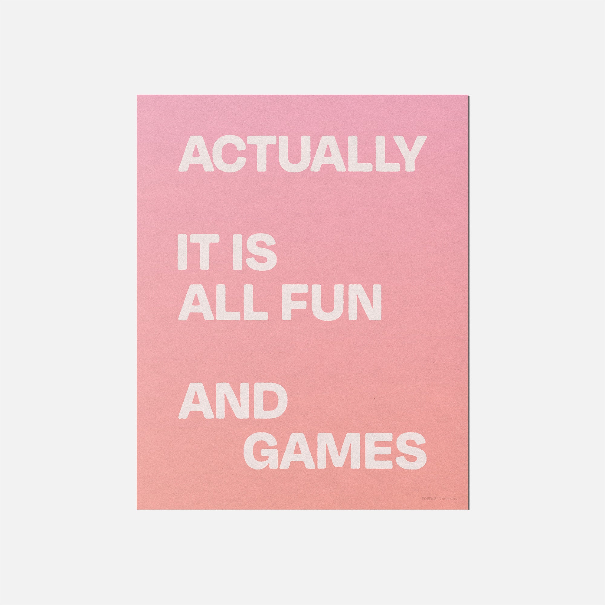 ACTUALLY PRINT