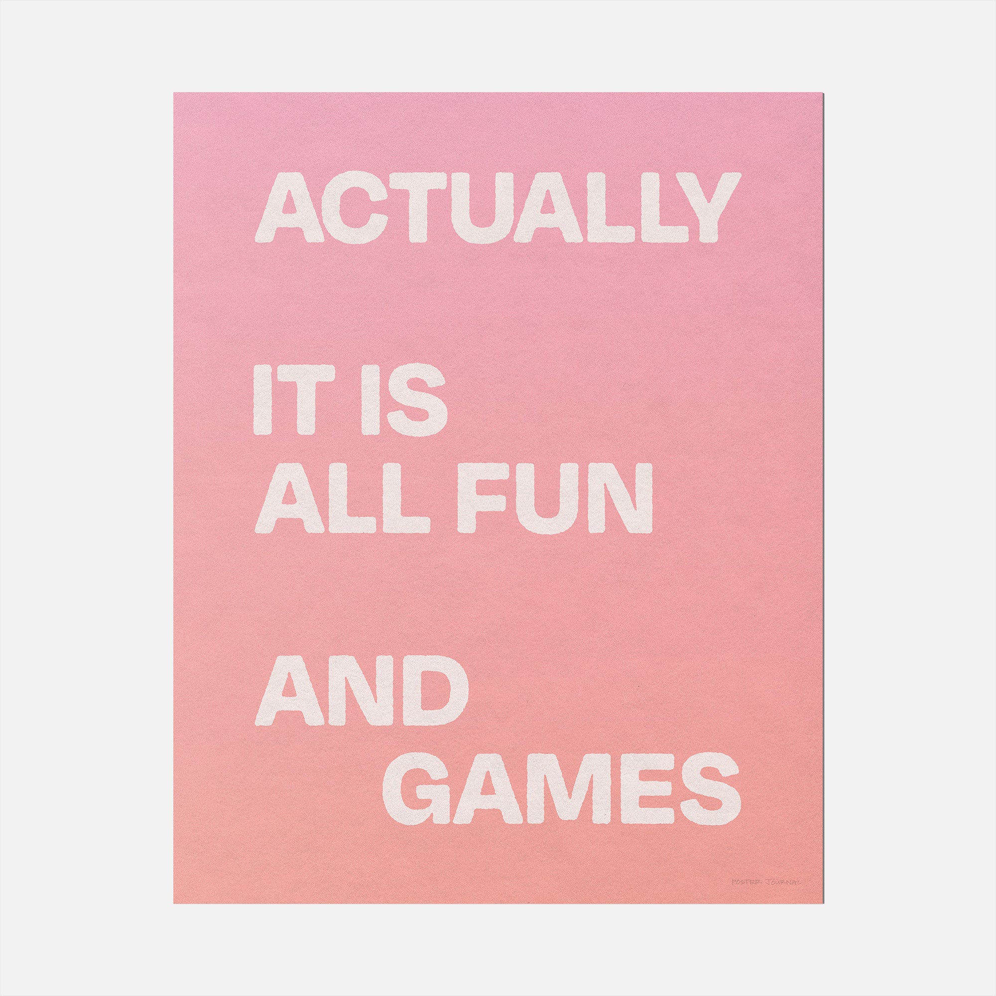 ACTUALLY PRINT