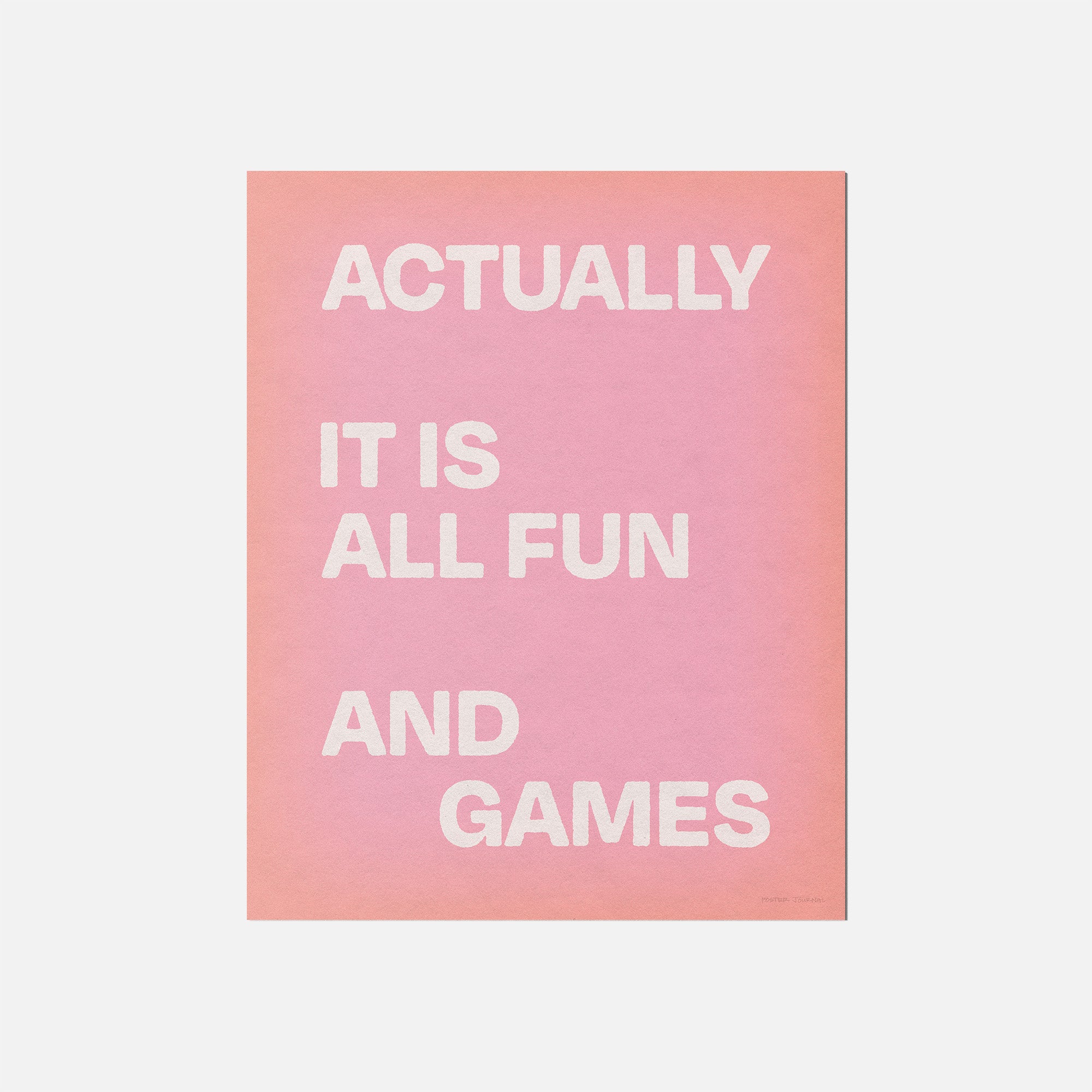 ACTUALLY PRINT