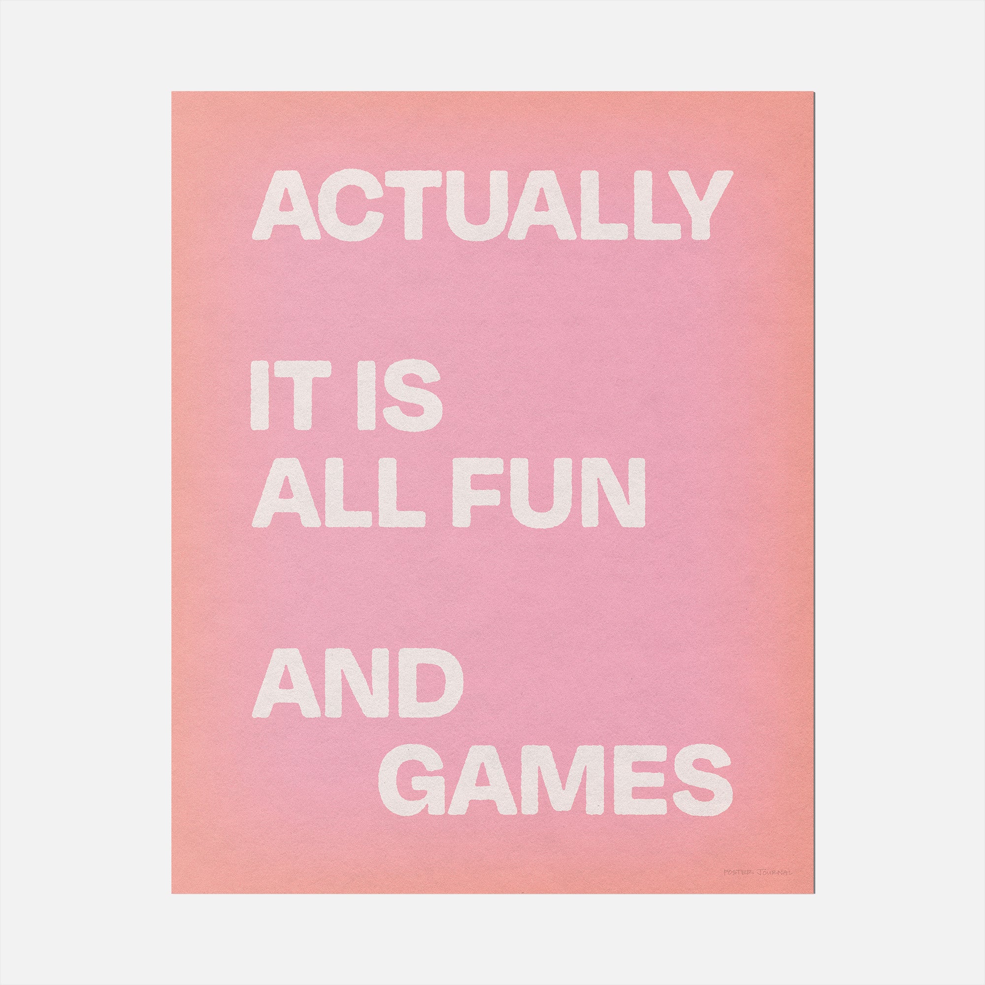 ACTUALLY PRINT