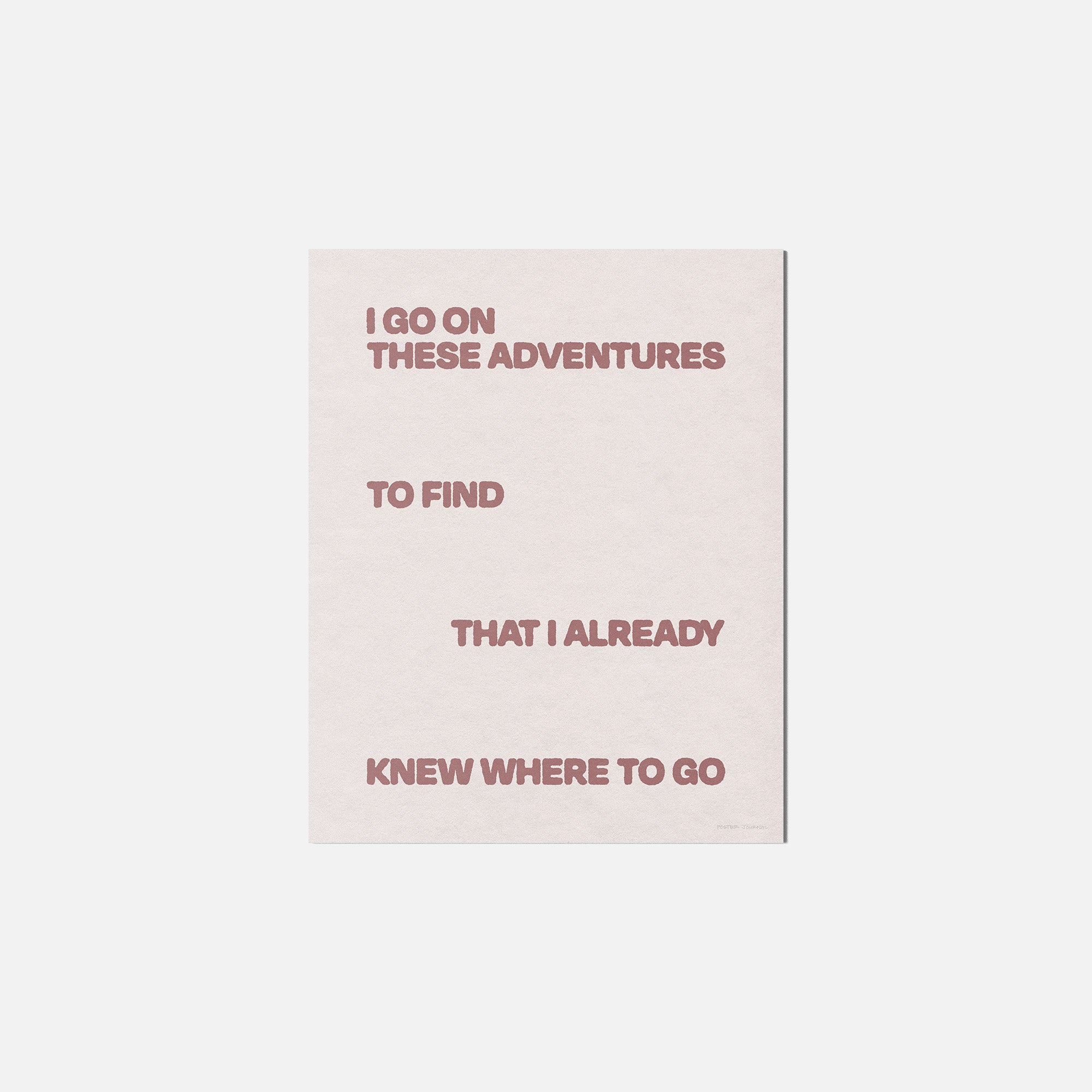 ADVENTURES PRINT