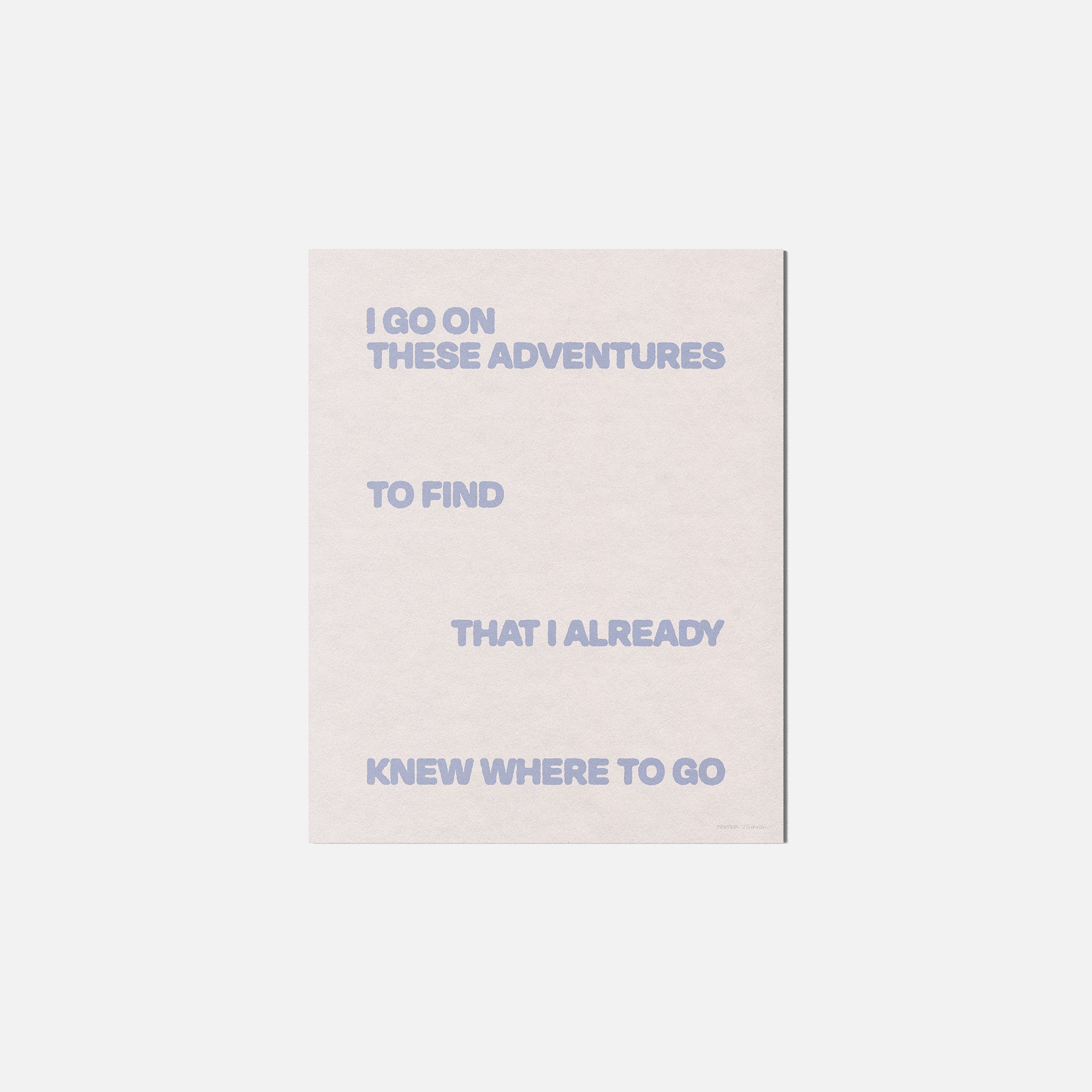ADVENTURES PRINT