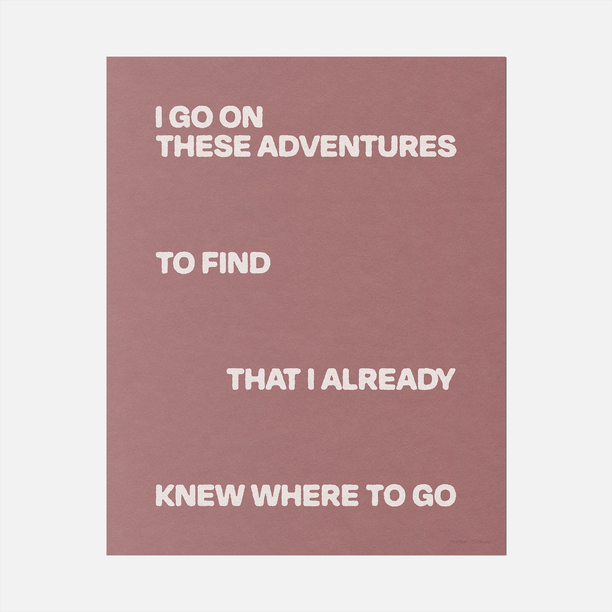 ADVENTURES PRINT