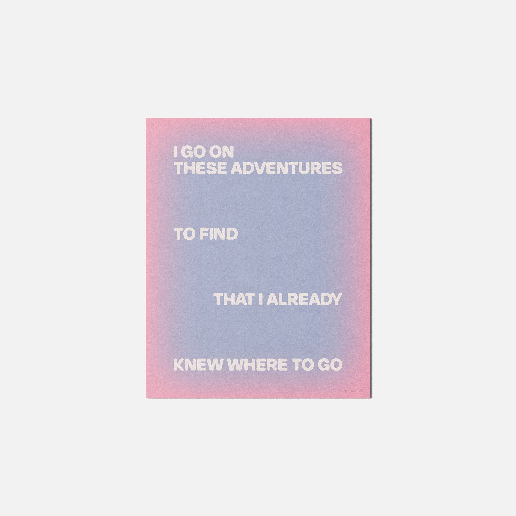 ADVENTURES PRINT