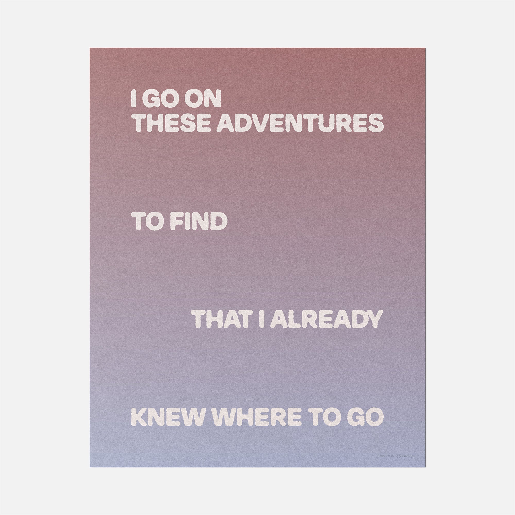 ADVENTURES PRINT