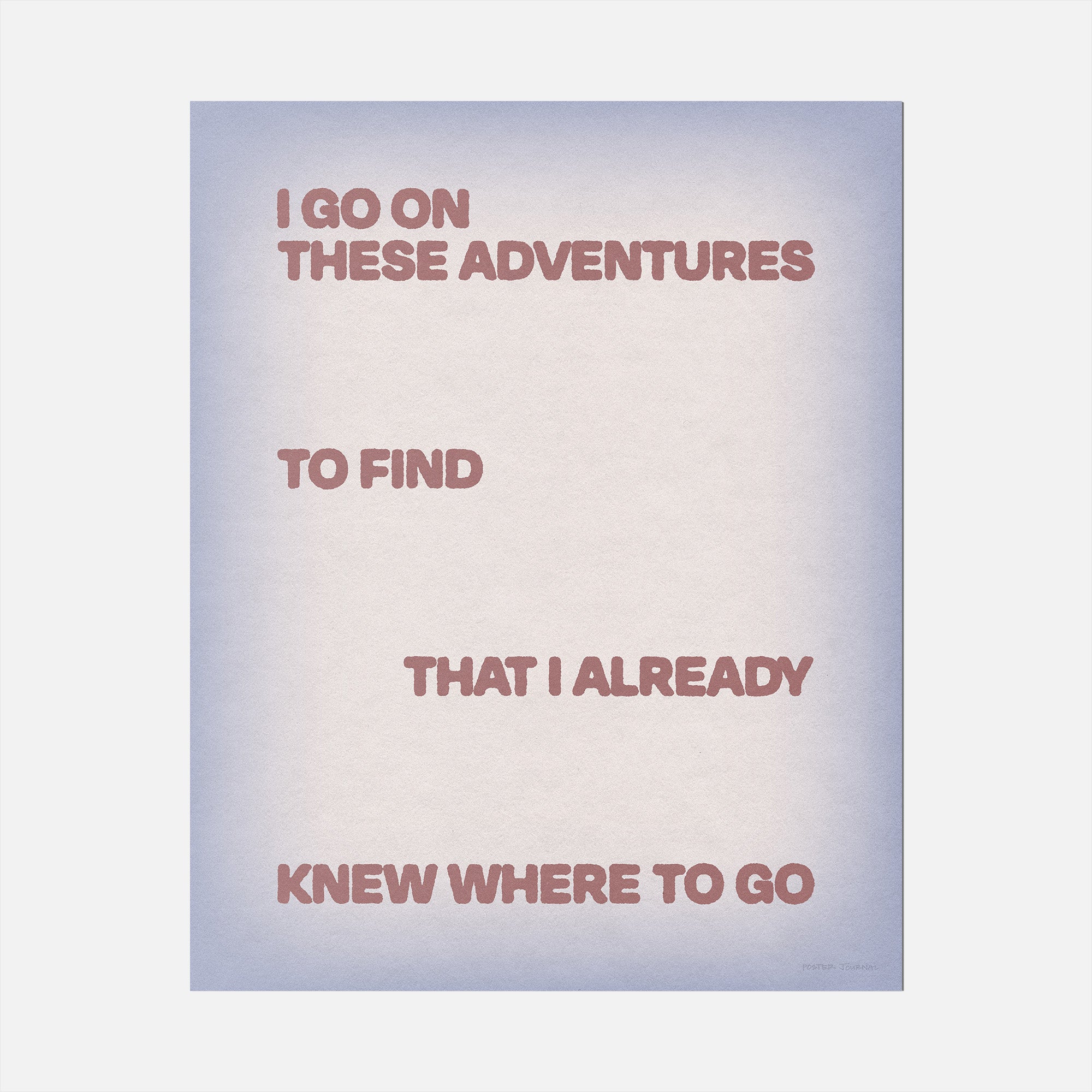 ADVENTURES PRINT