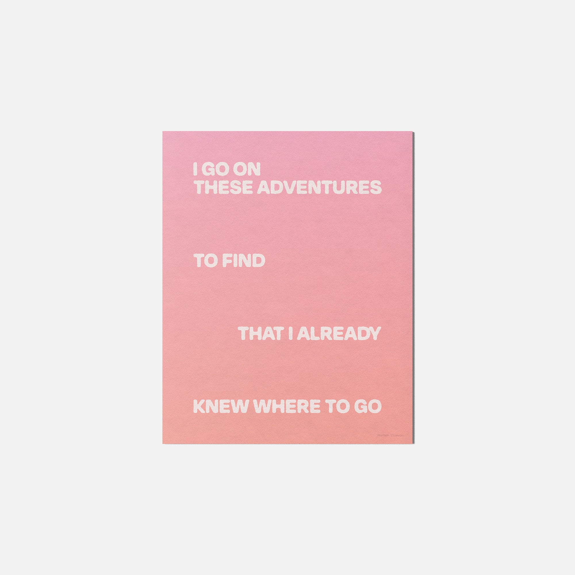 ADVENTURES PRINT