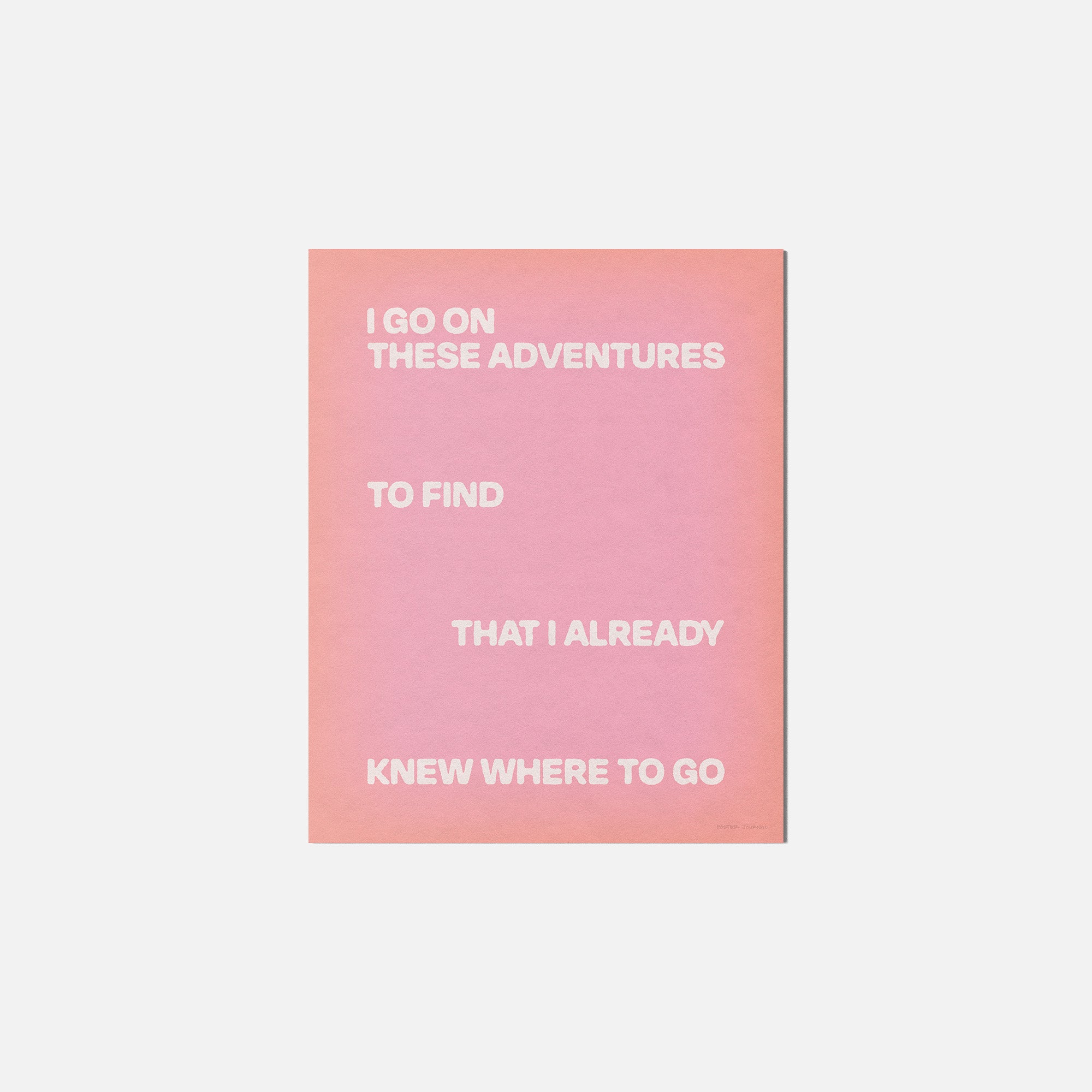 ADVENTURES PRINT