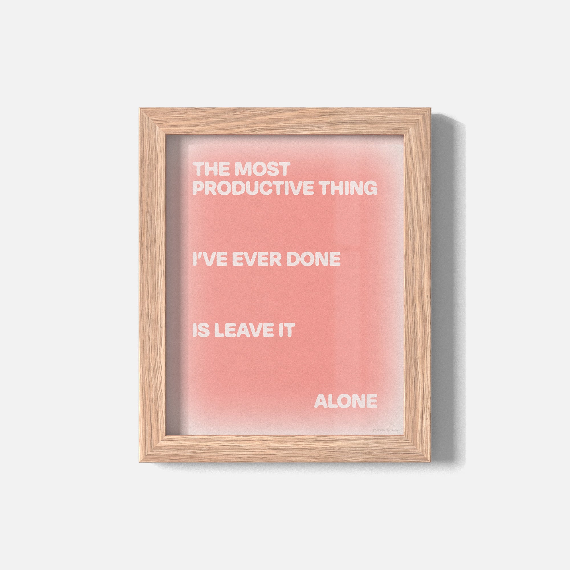 ALONE PRINT