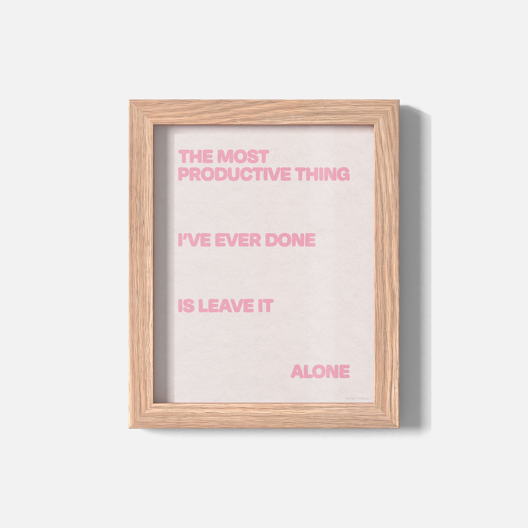 ALONE PRINT