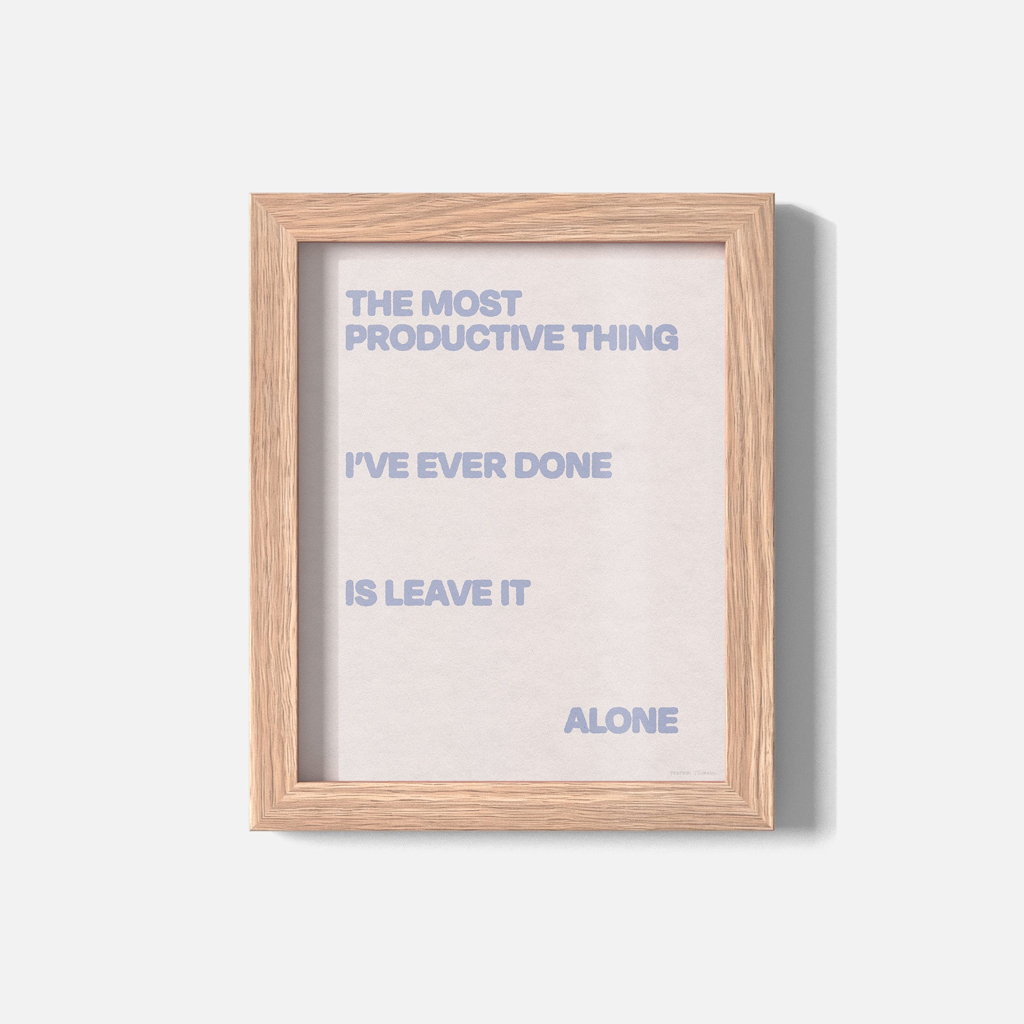 ALONE PRINT