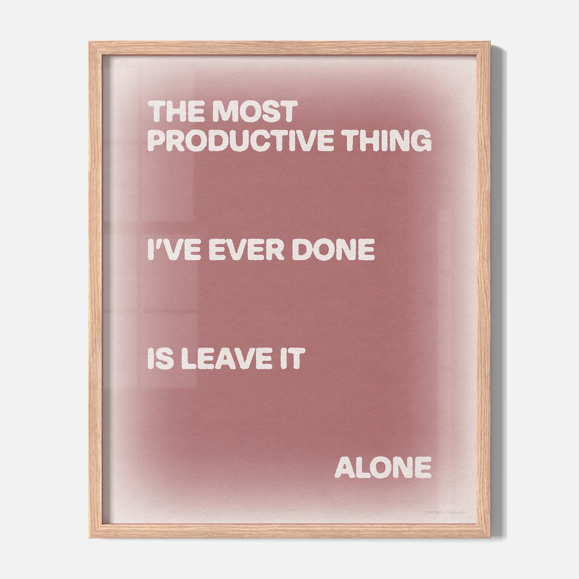 ALONE PRINT