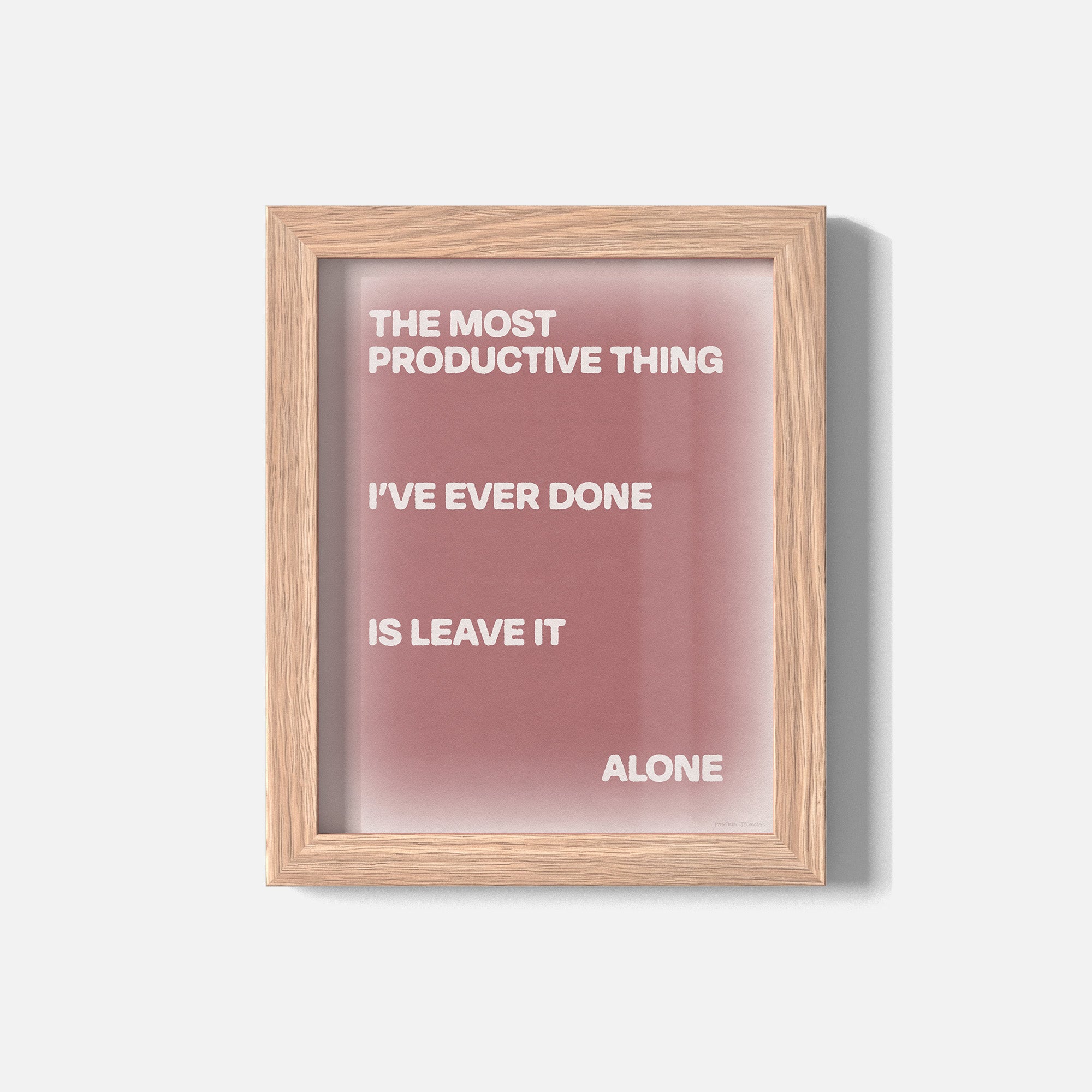 ALONE PRINT