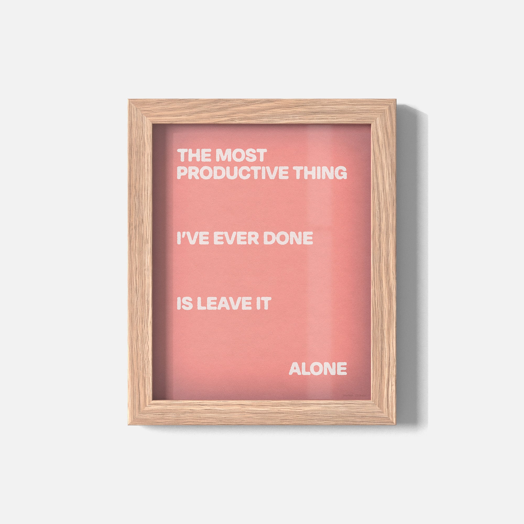 ALONE PRINT