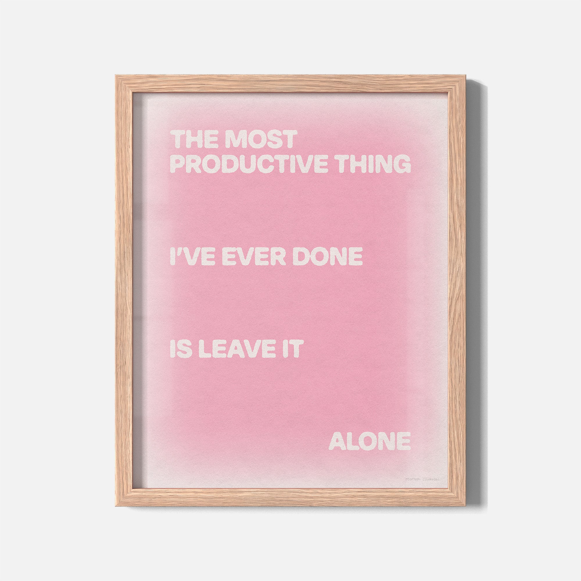 ALONE PRINT