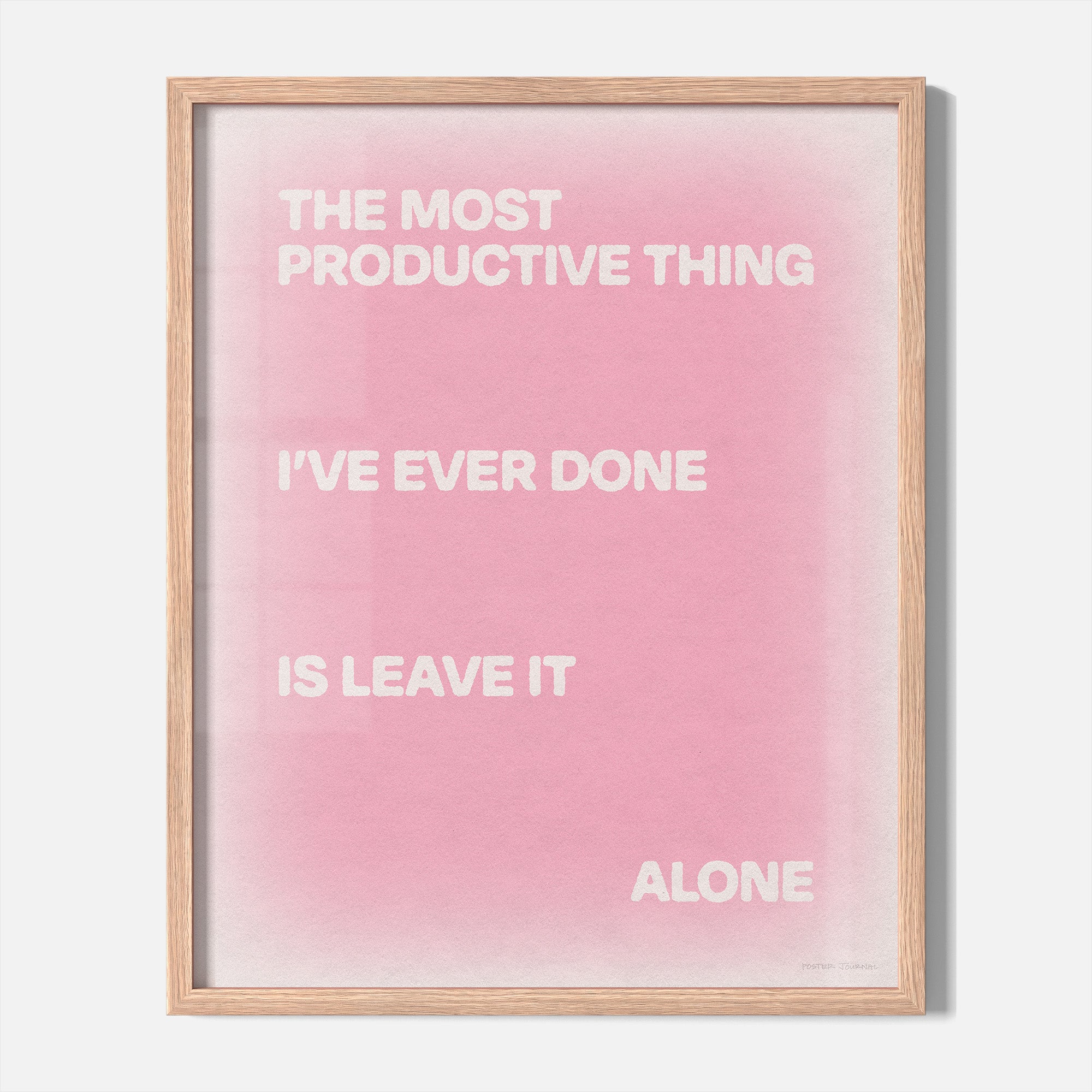 ALONE PRINT