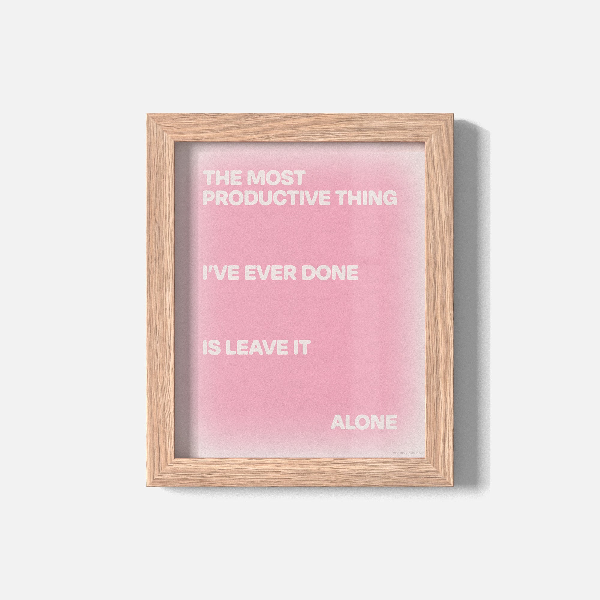 ALONE PRINT