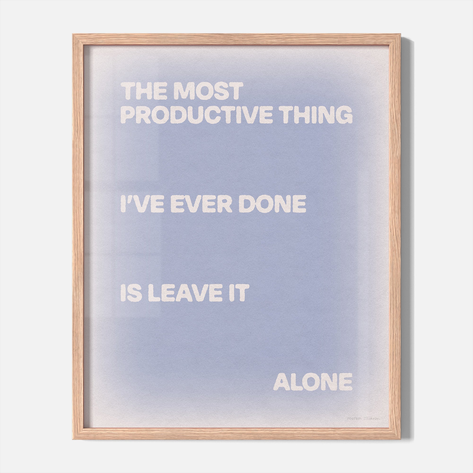 ALONE PRINT