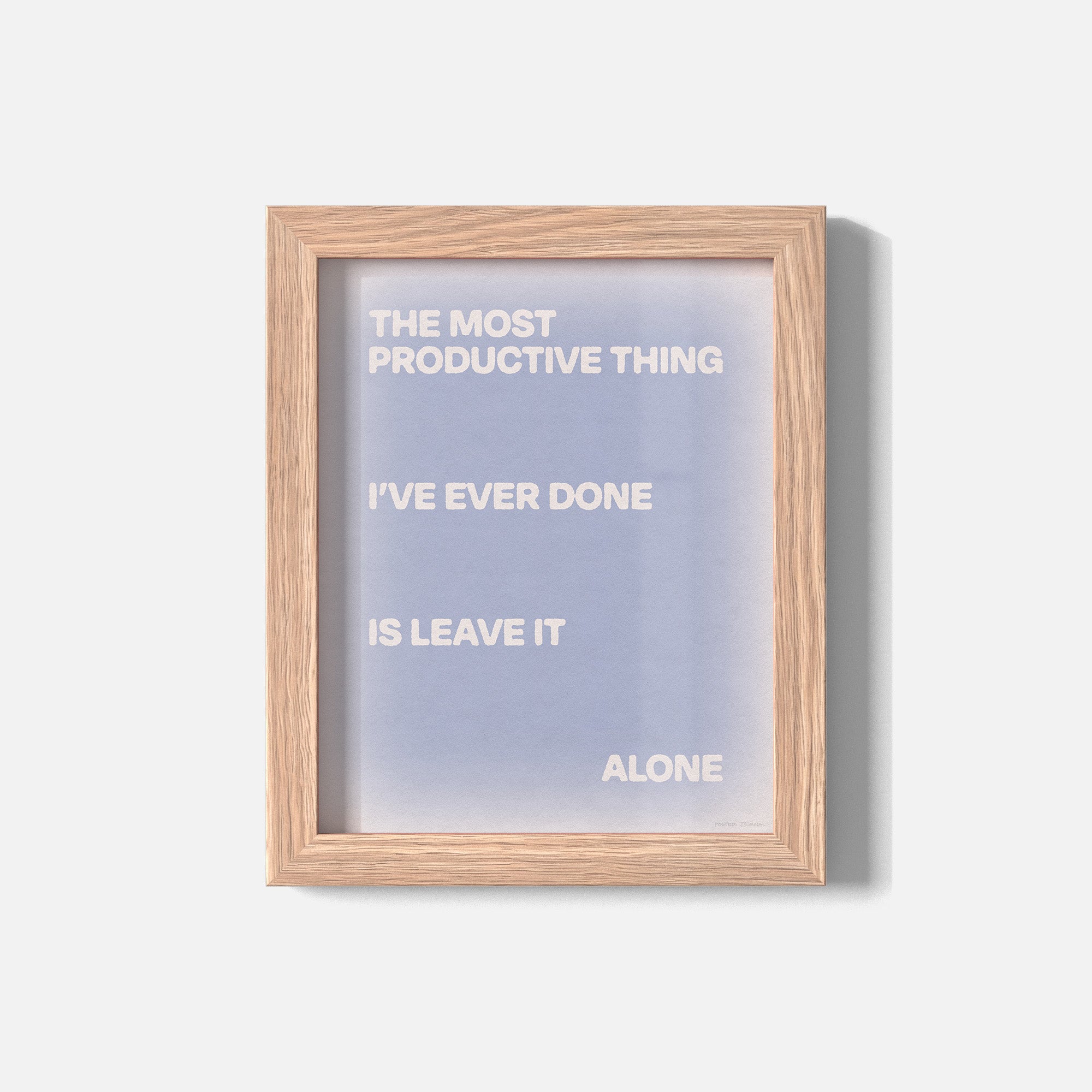 ALONE PRINT