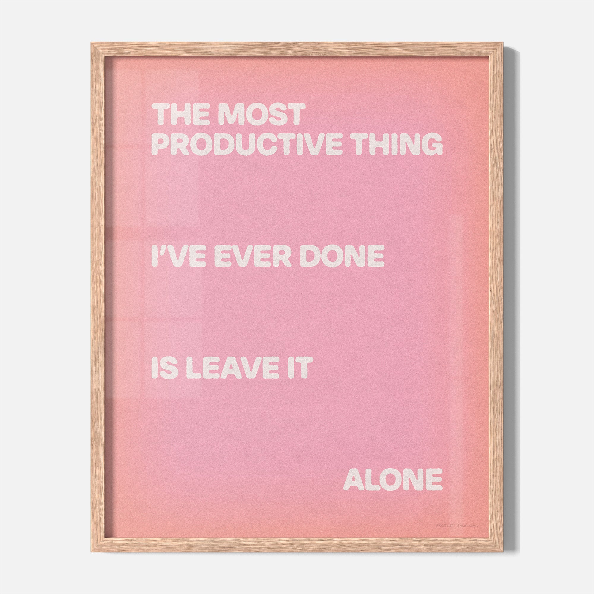 ALONE PRINT
