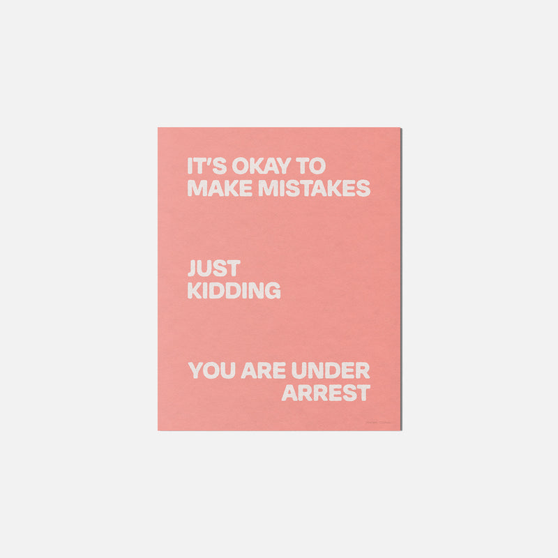 ARREST PRINT