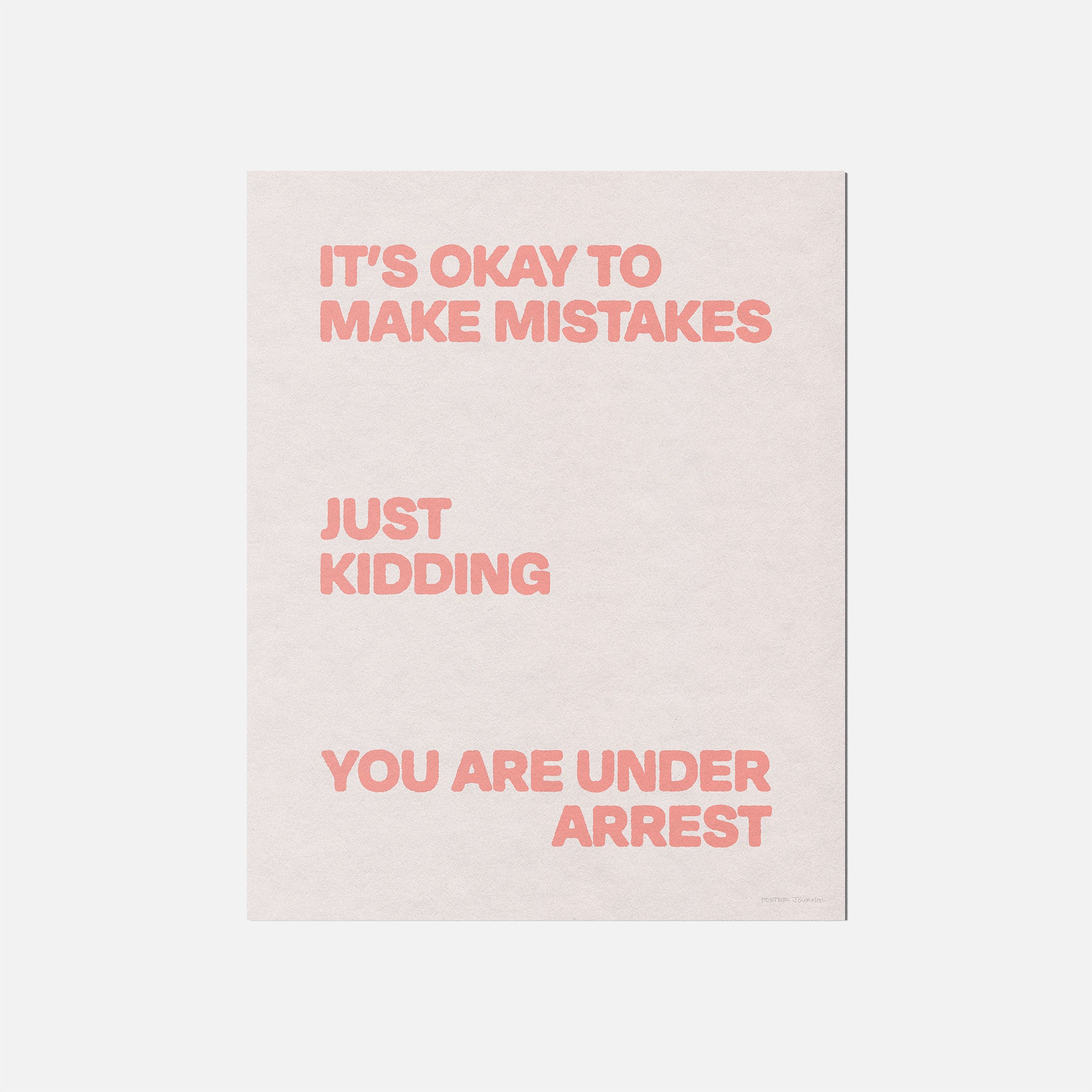 ARREST PRINT