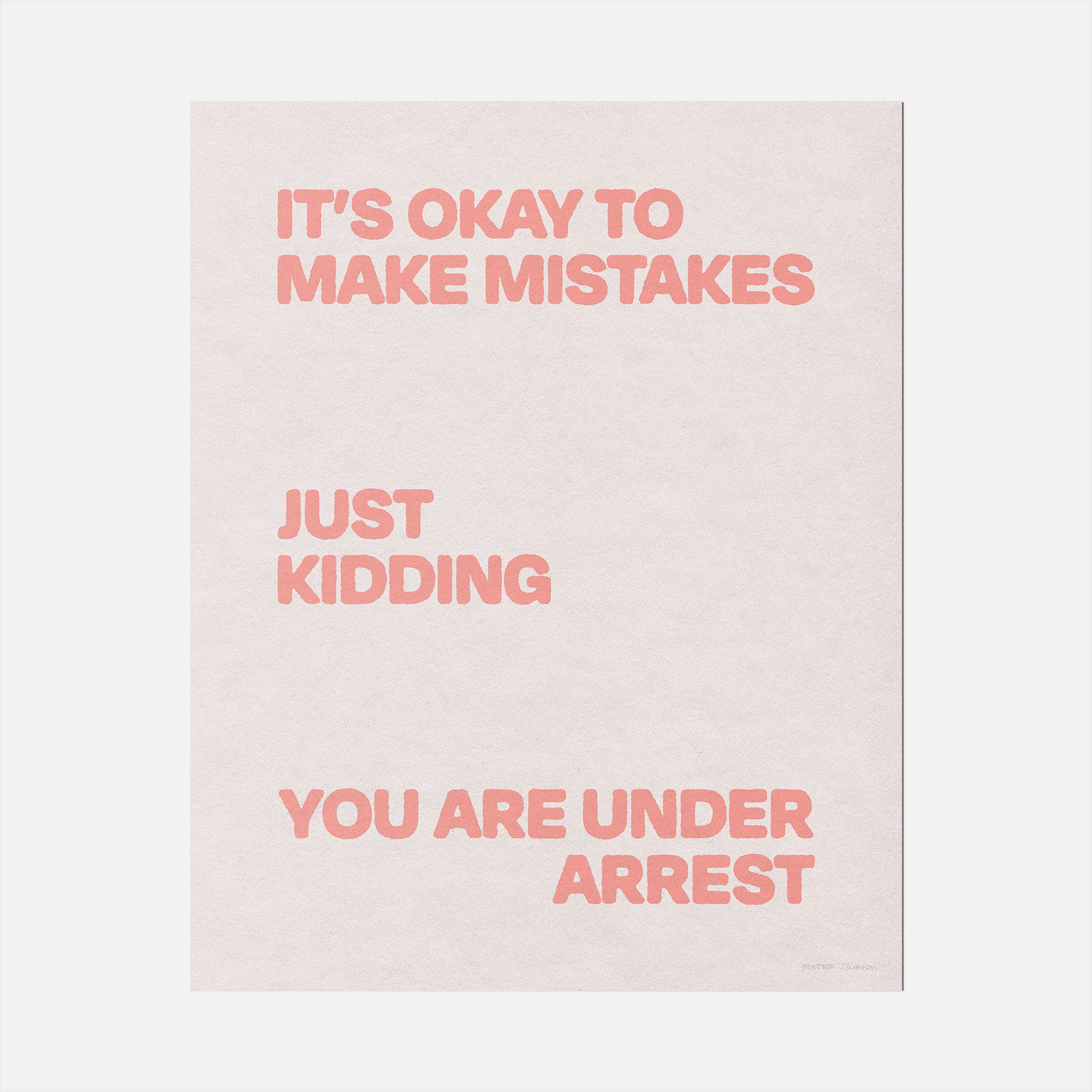 ARREST PRINT