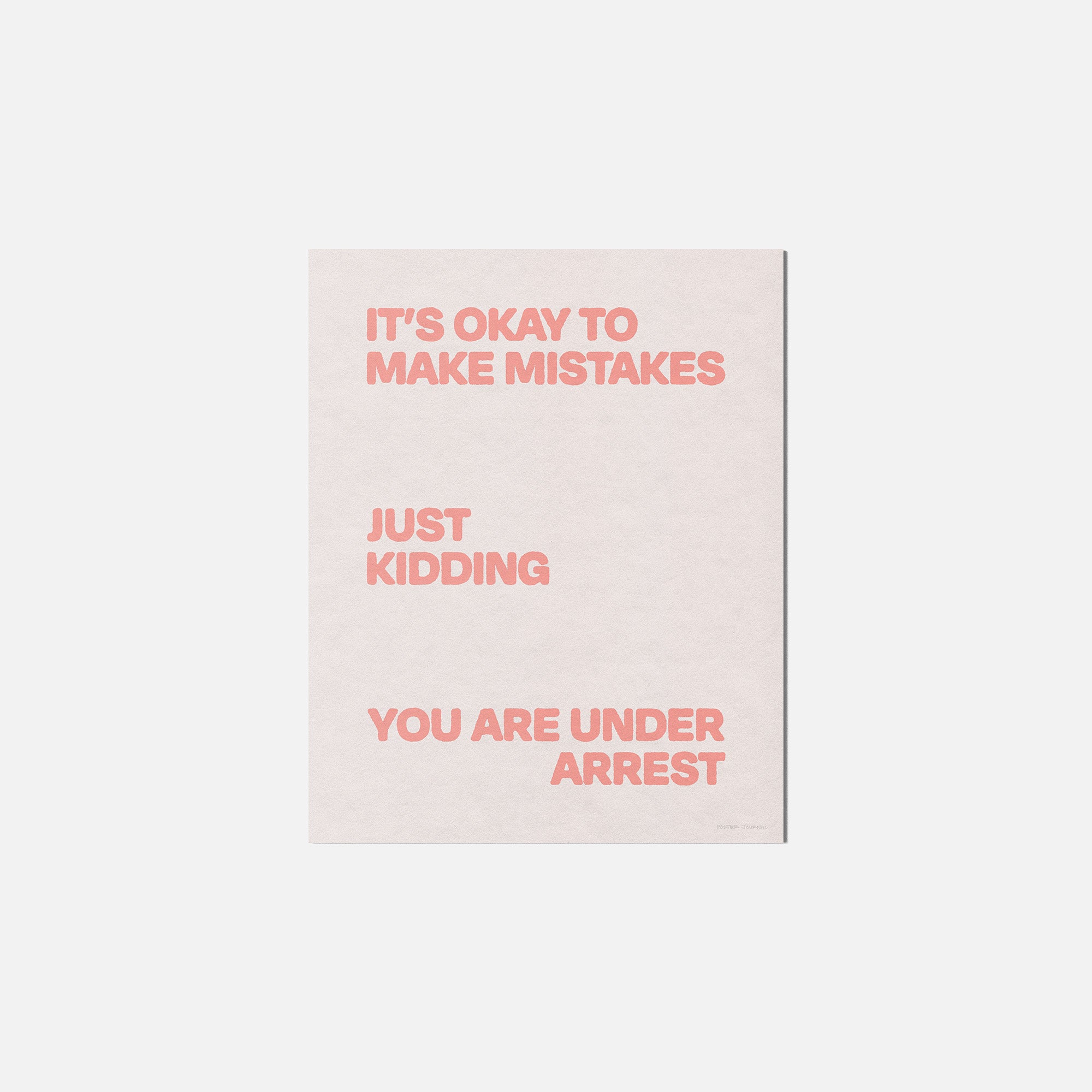 ARREST PRINT