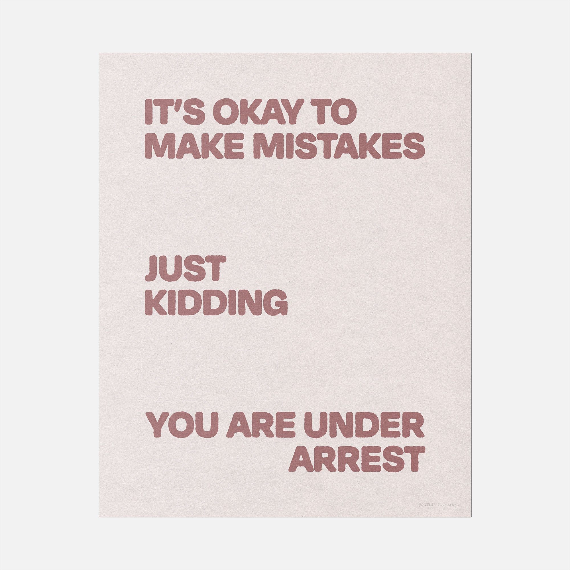 ARREST PRINT