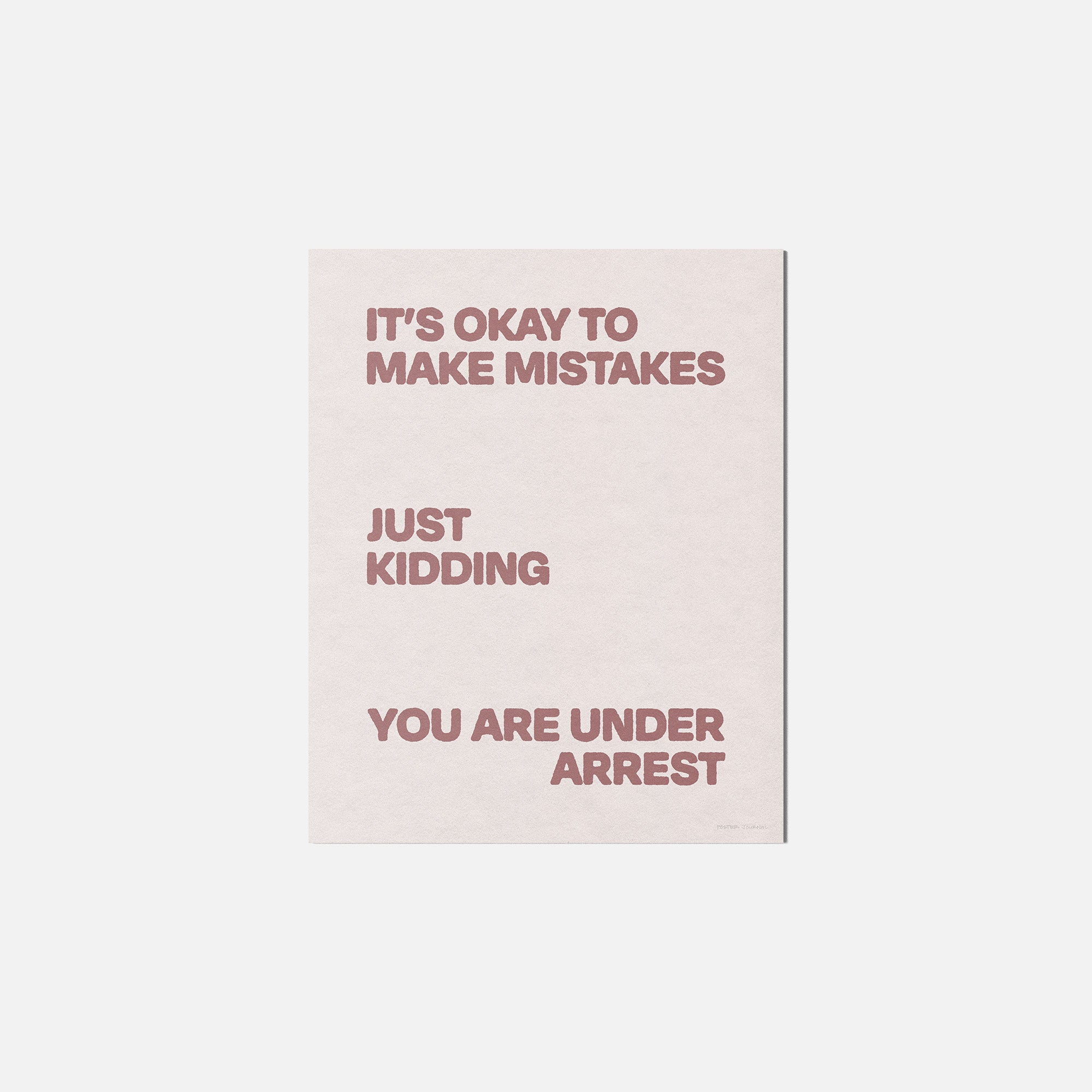 ARREST PRINT