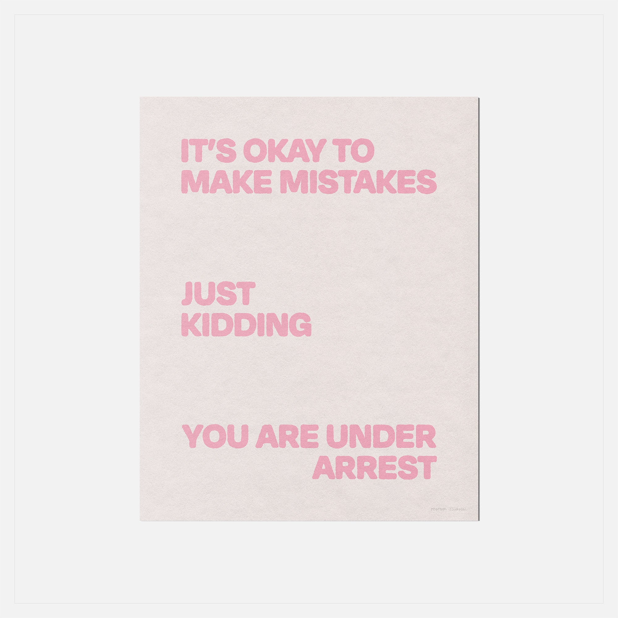 ARREST PRINT