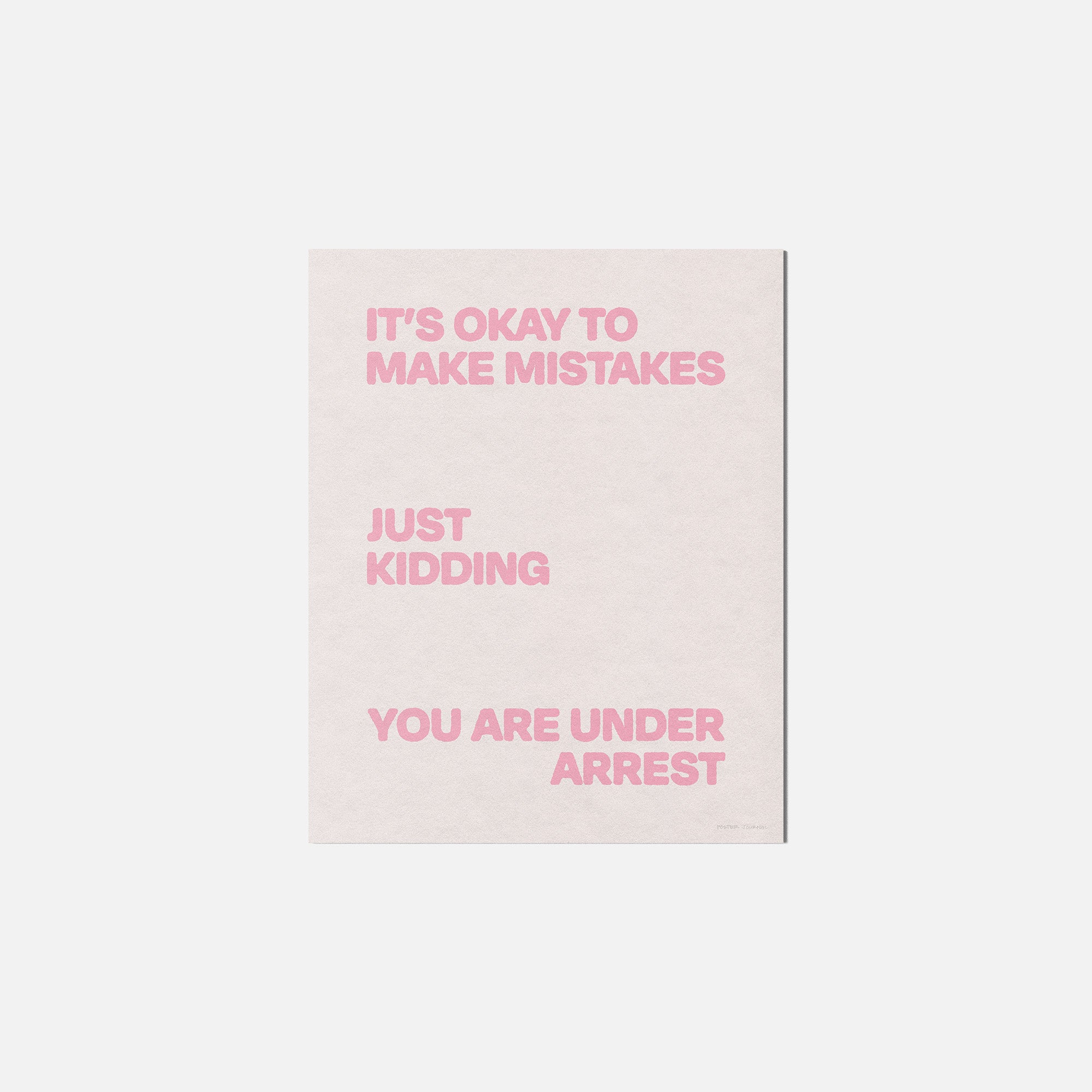 ARREST PRINT