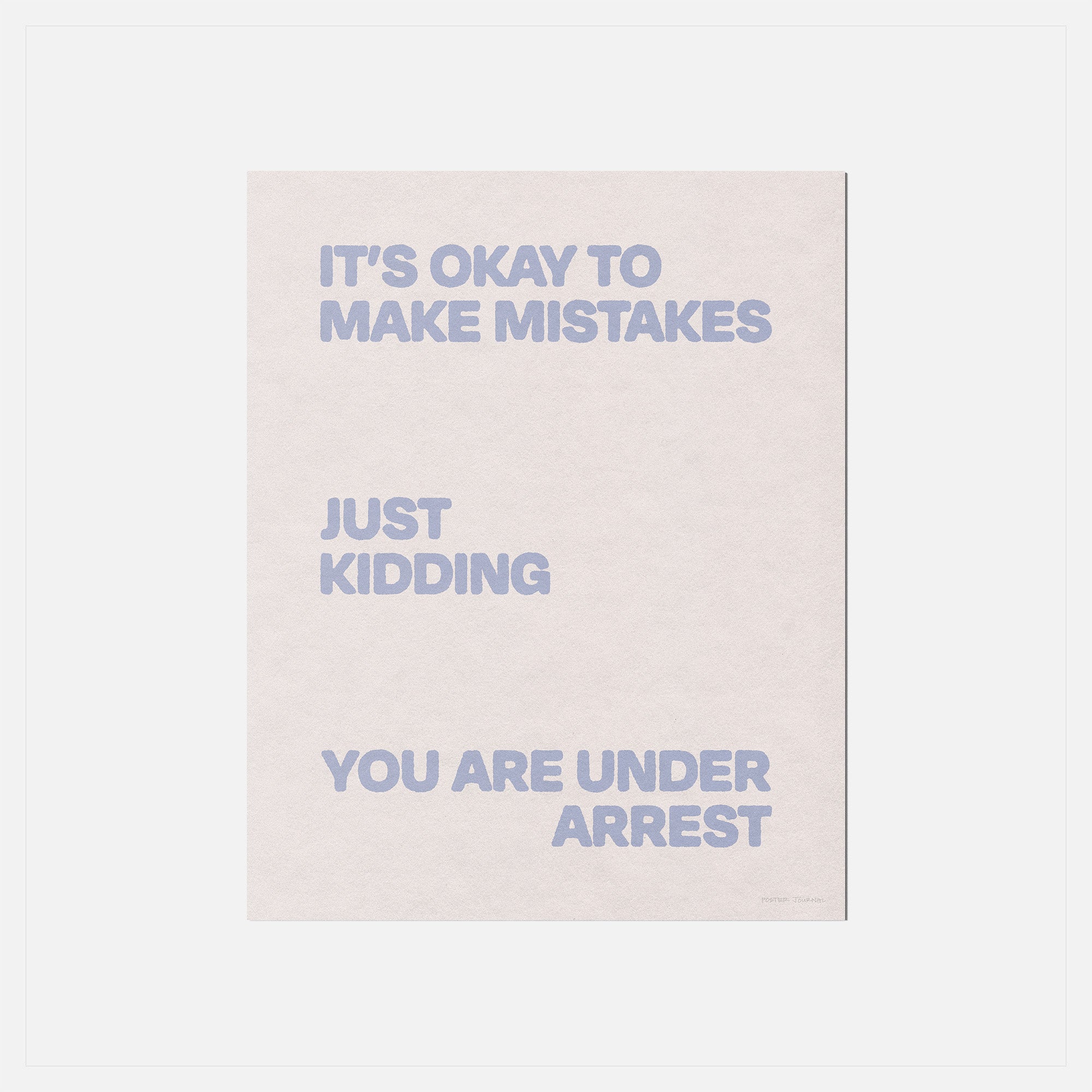 ARREST PRINT