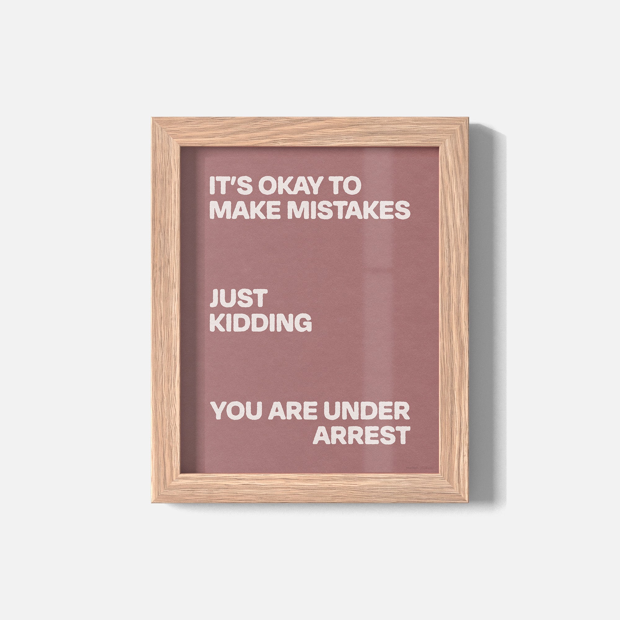 ARREST PRINT