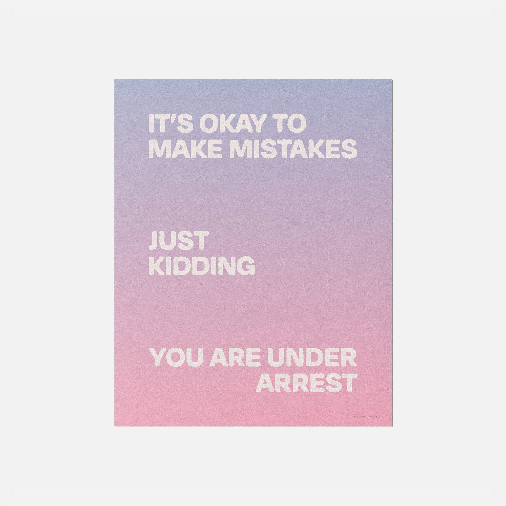 ARREST PRINT