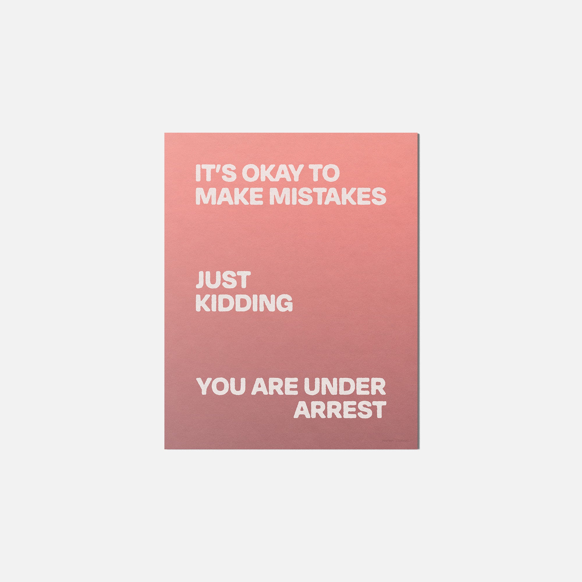 ARREST PRINT