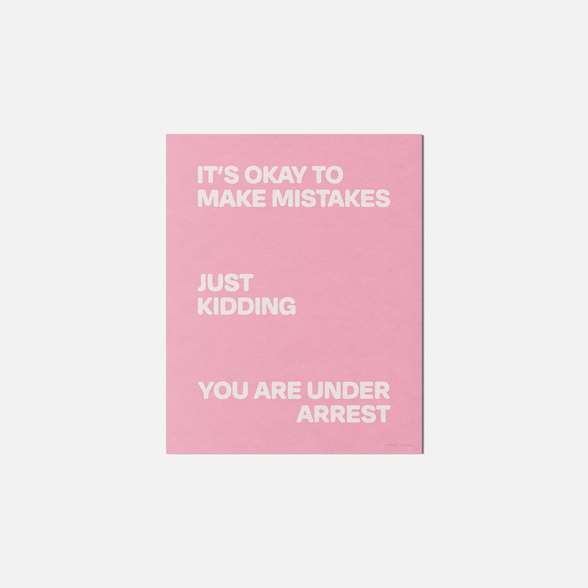 ARREST PRINT