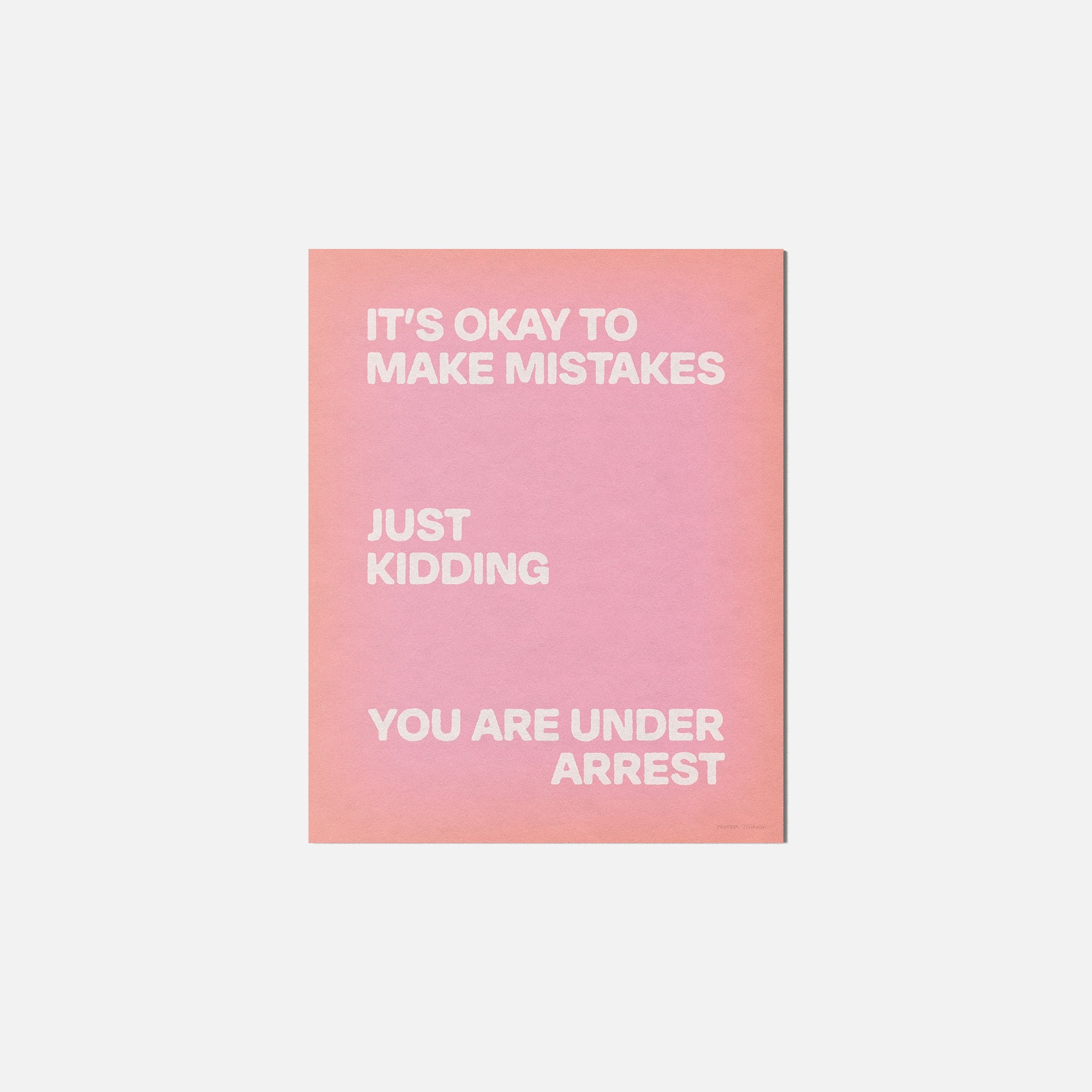 ARREST PRINT