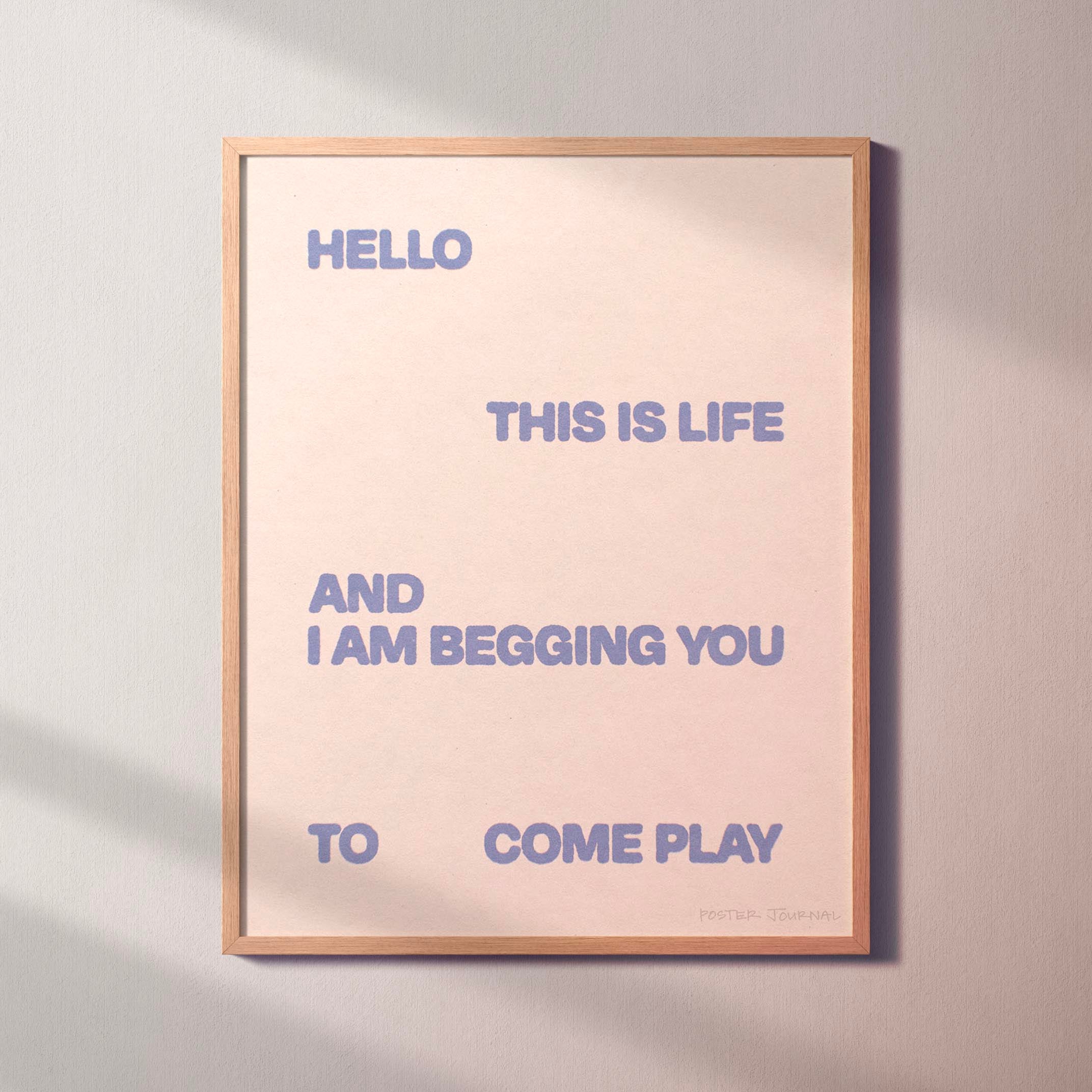 BEGGING PRINT