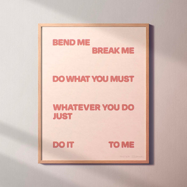 BEND PRINT