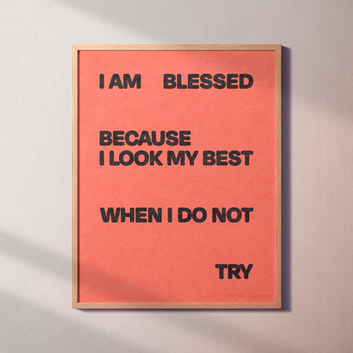 BLESSED PRINT