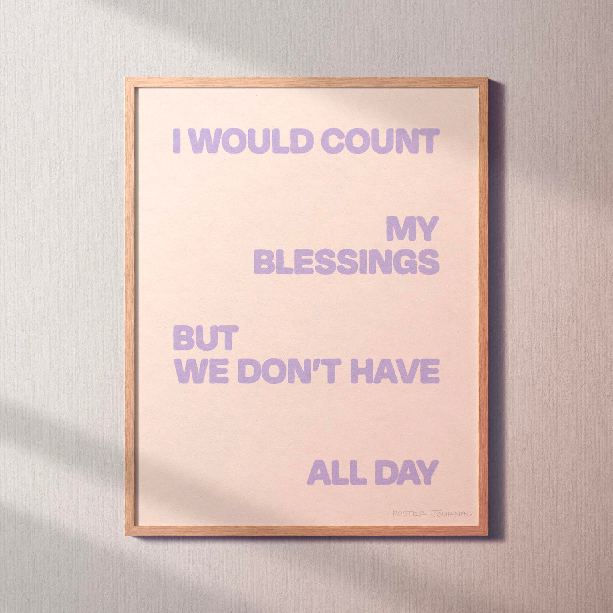 BLESSINGS PRINT